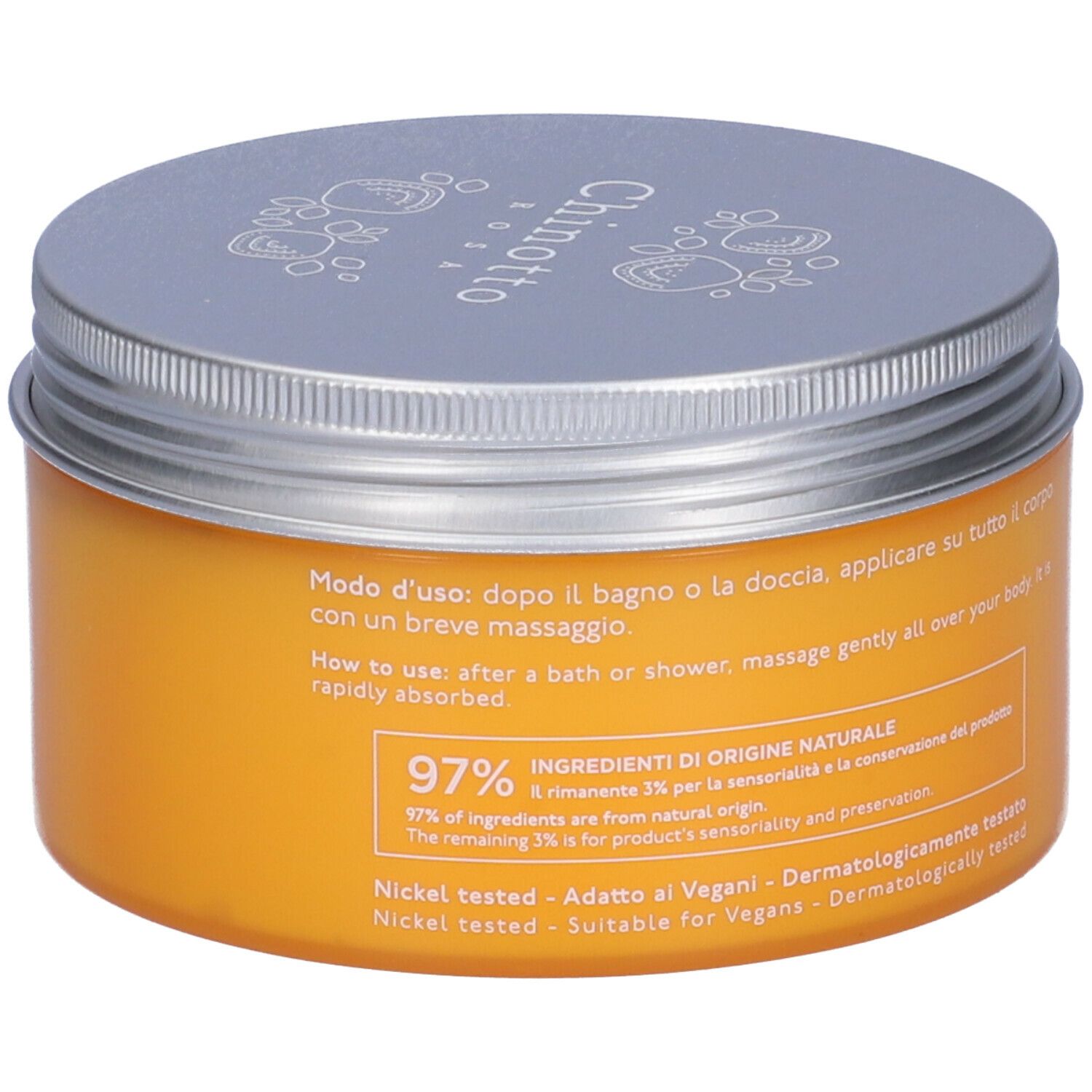 NATURE'S Chinotto Rosa Crema Corpo Estratto di chinotto e acqua di rosa bio