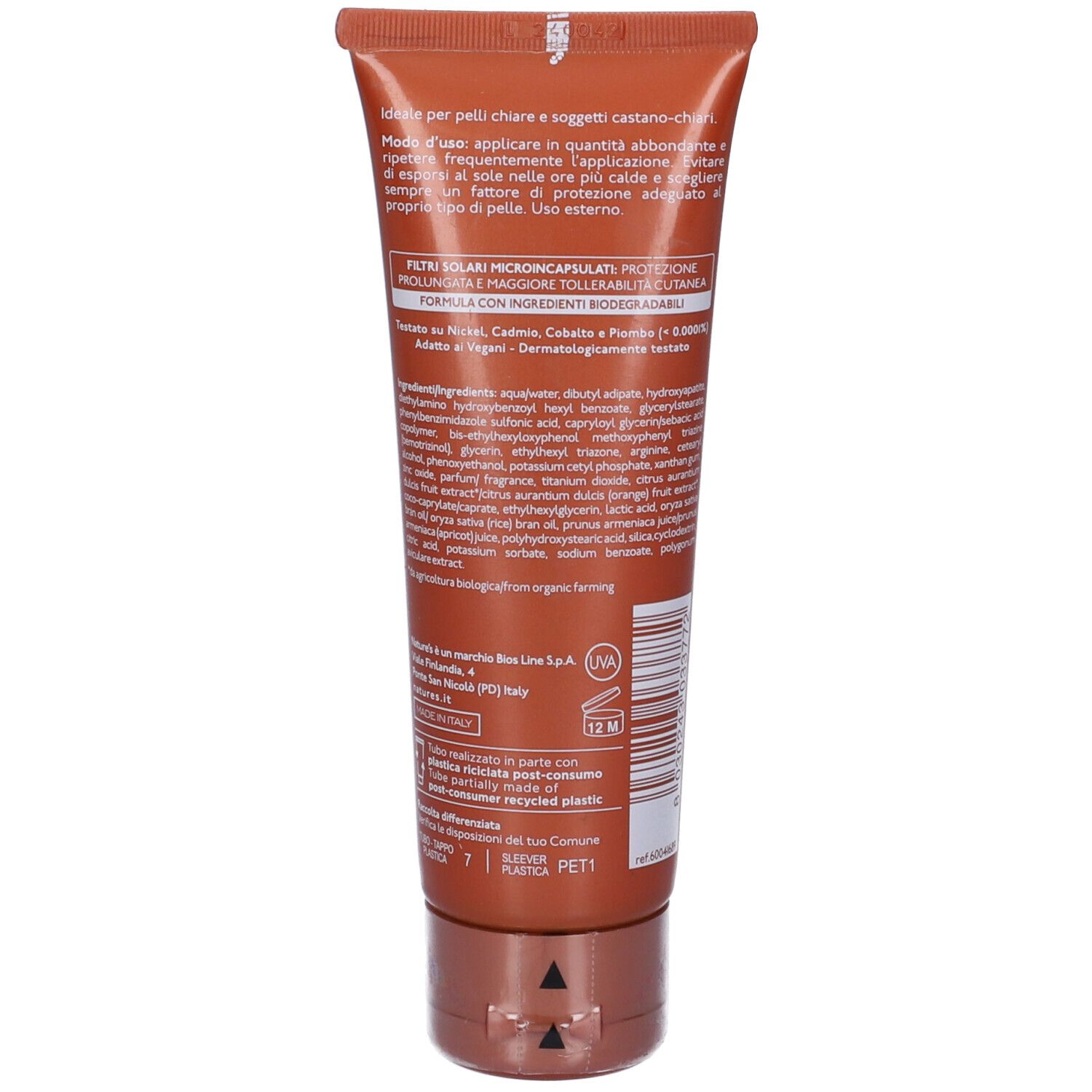 Nature'S I Solari Crema Viso Corpo Spf 25 75 Ml Edizione Limitata Travel Size