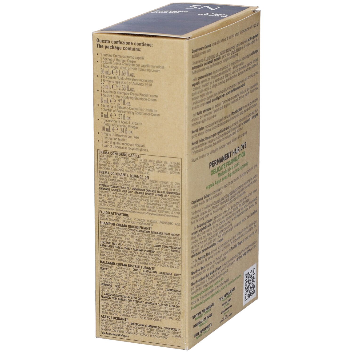 Capelvenere Colours Tinta Capelli 5N Castano Chiaro