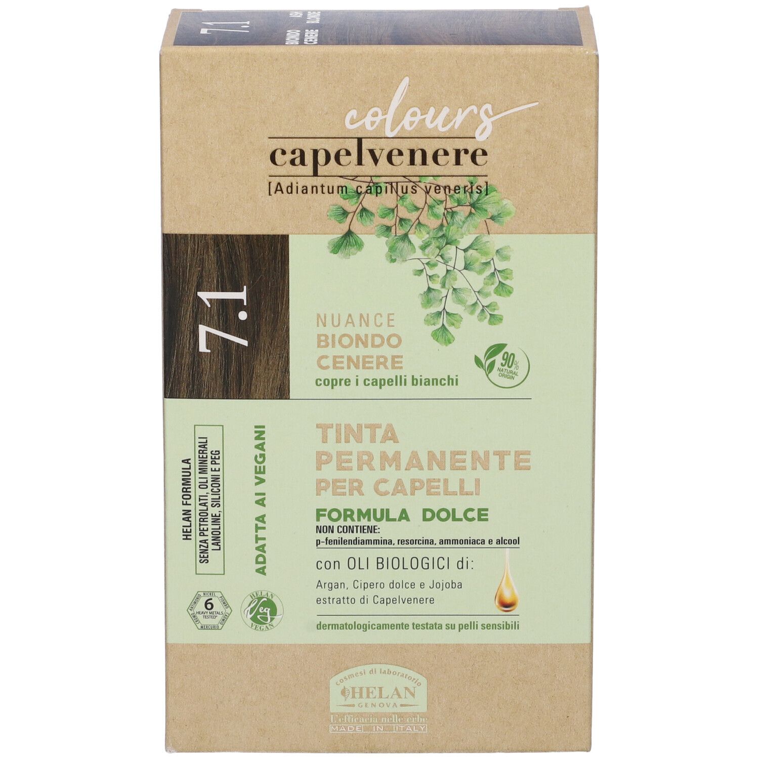 Capelvenere Colours Tinta Capelli 7,1N Biondo Cenere