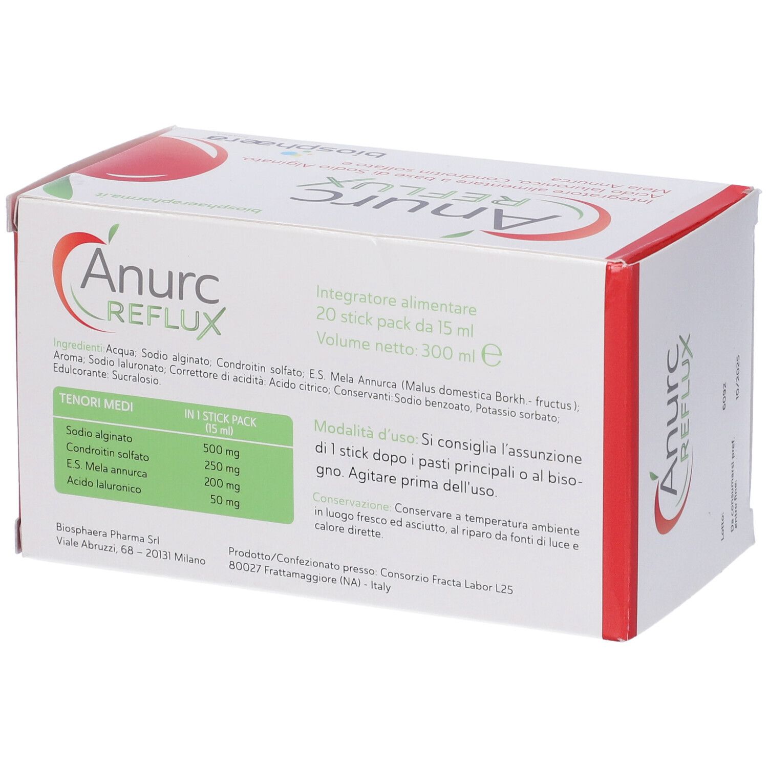 Anurc Reflux 20 Stick
