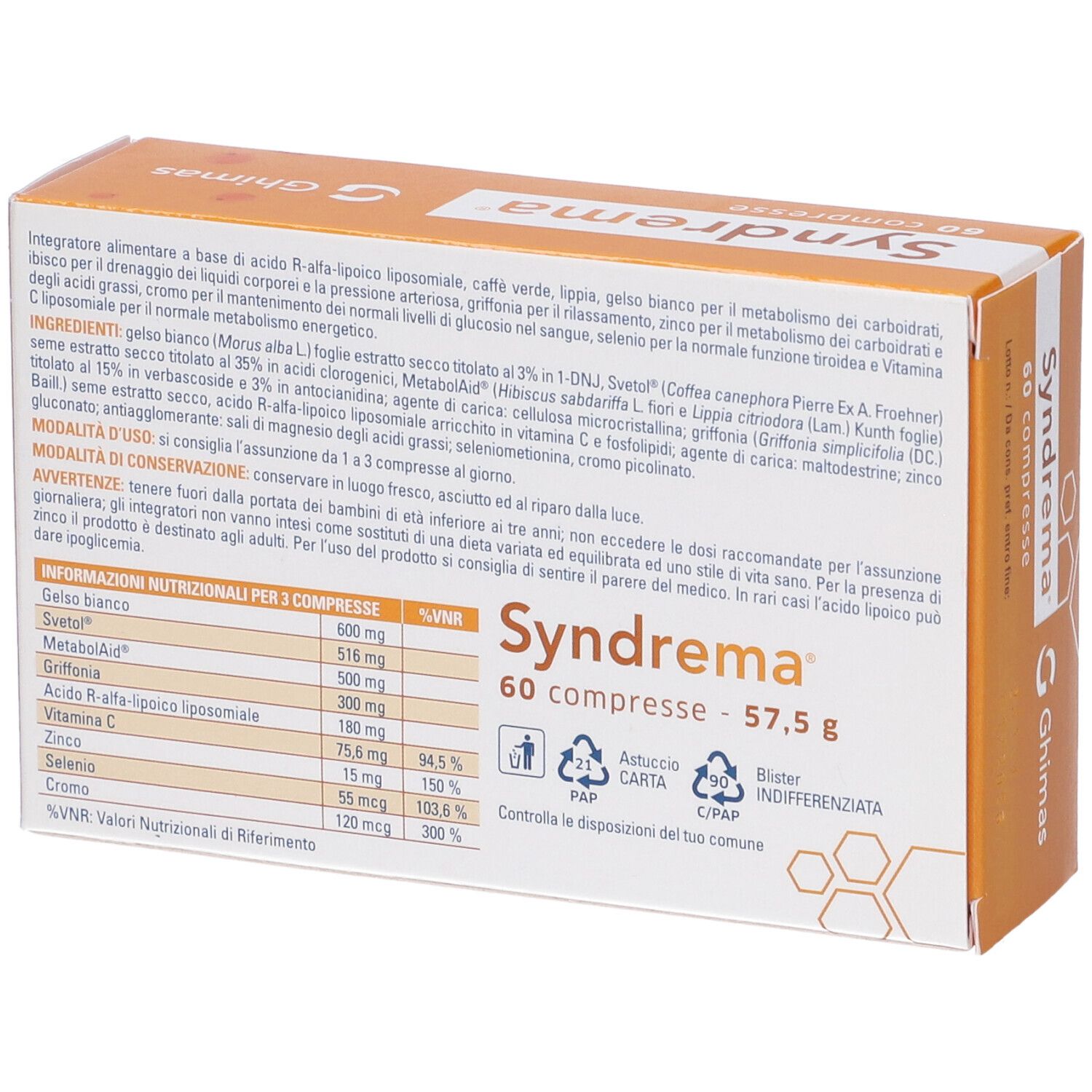 Syndrema 60 Compresse
