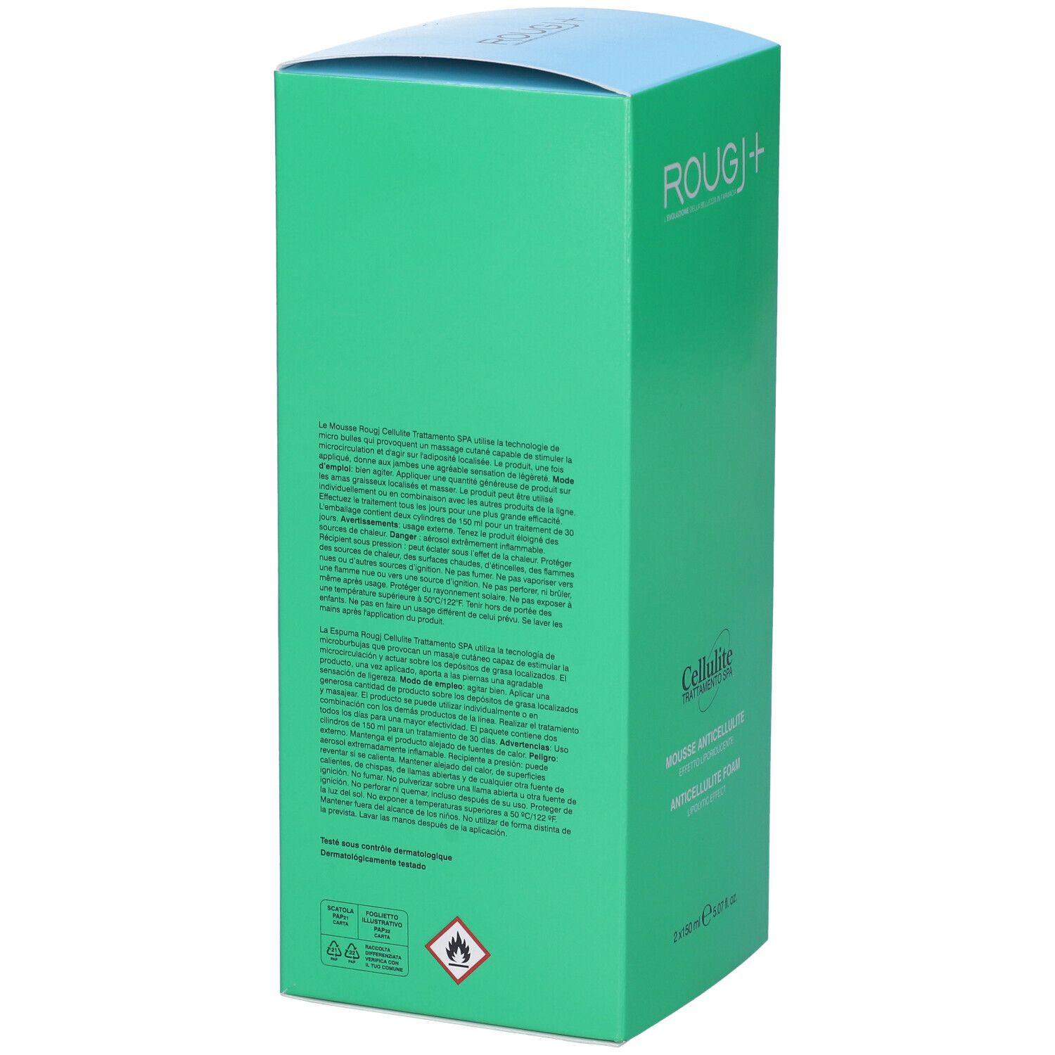 ROUGJ+ Cellulite Trattamento SPA Mousse Anticellulite