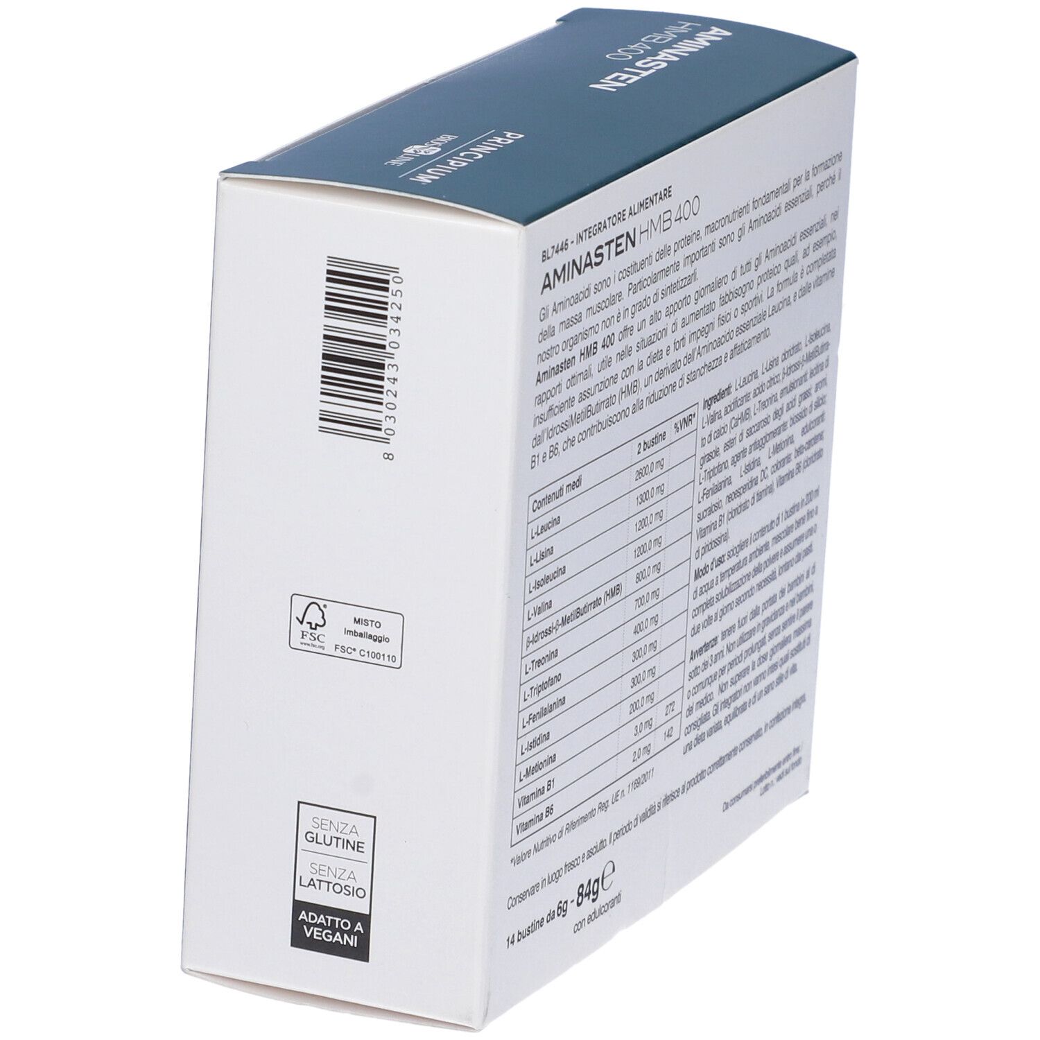 BiosLine Aminasten HMB400 Bustine