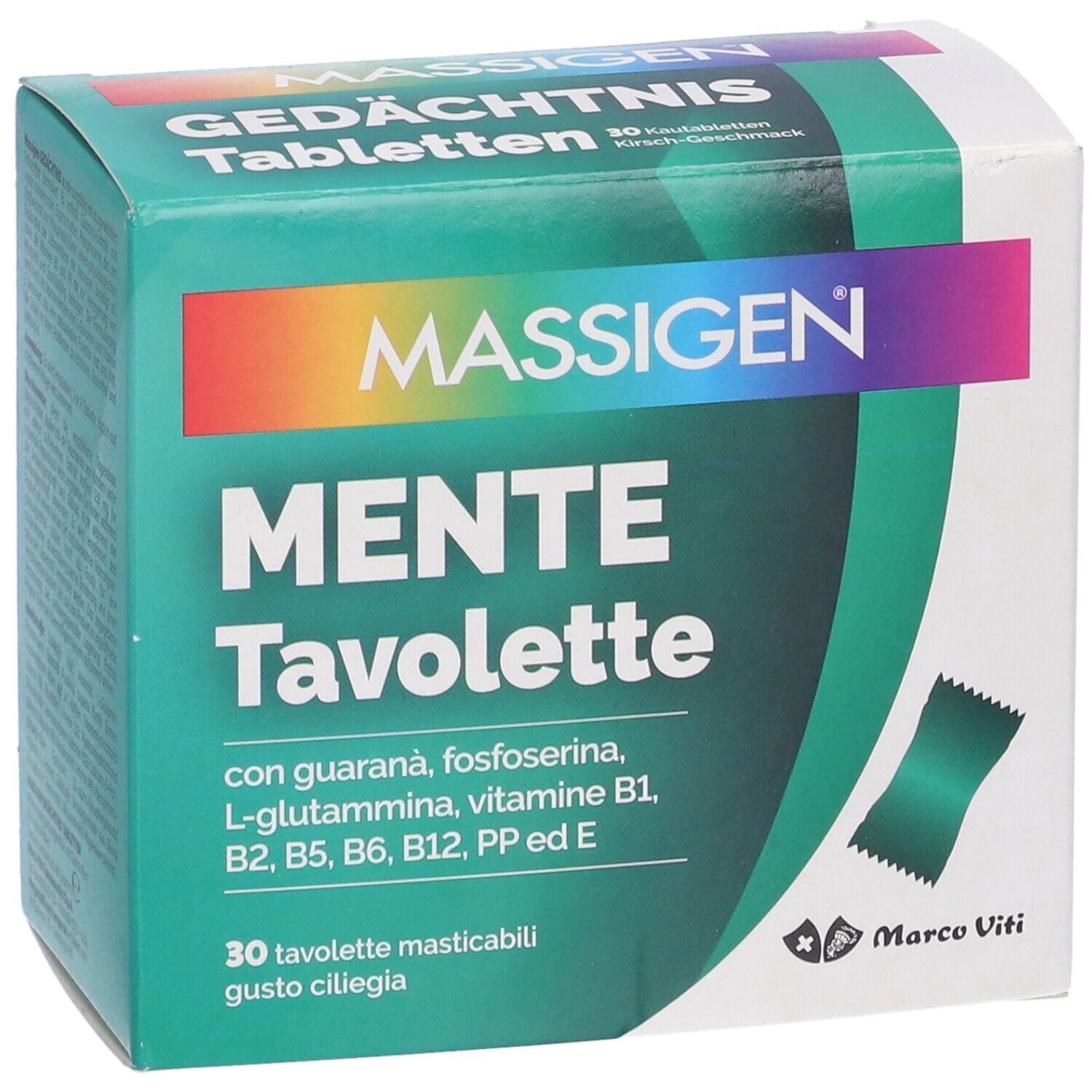 Massigen Mente 30 Tavolette Masticabili