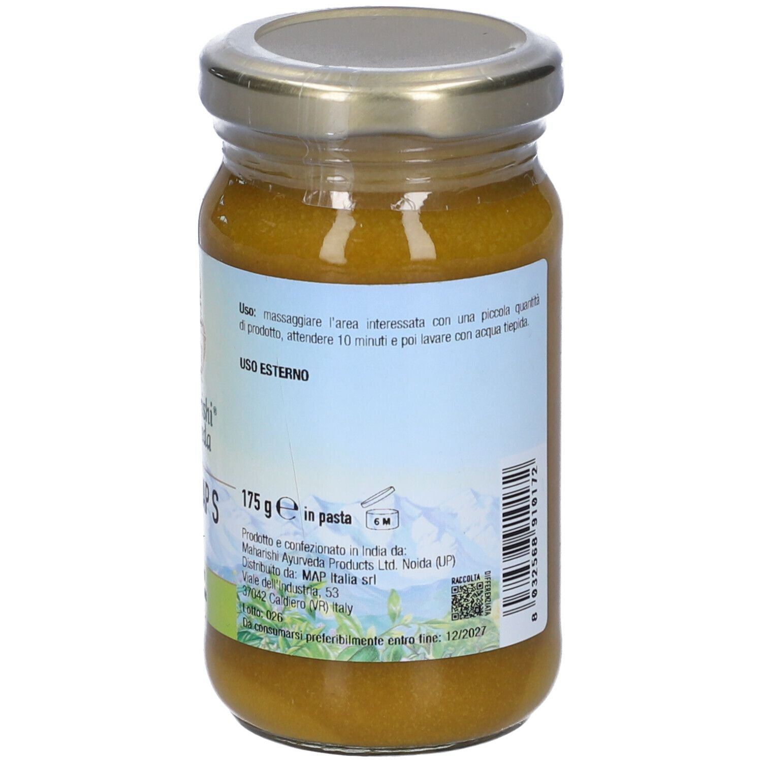 Maharishi Ayurveda Giromap S, vasetto da 175 g per massaggio.