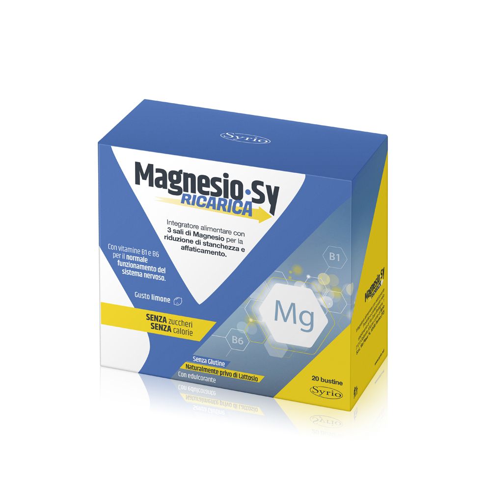 Syrio Magnesio SY Ricarica Bustine Integratore alimentare