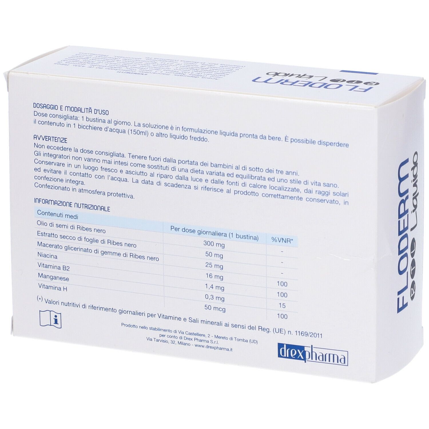 Floderm Rtl Liquido 20 Bustine 10 Ml