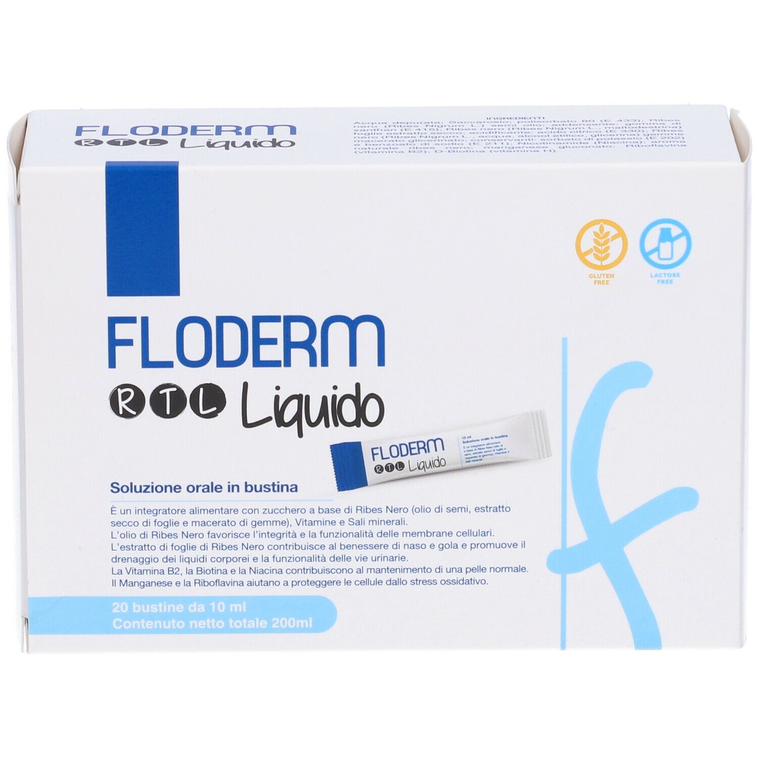 Floderm Rtl Liquido 20 Bustine 10 Ml