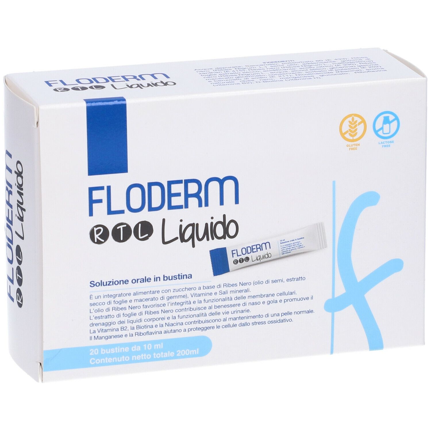 Floderm Rtl Liquido 20 Bustine 10 Ml