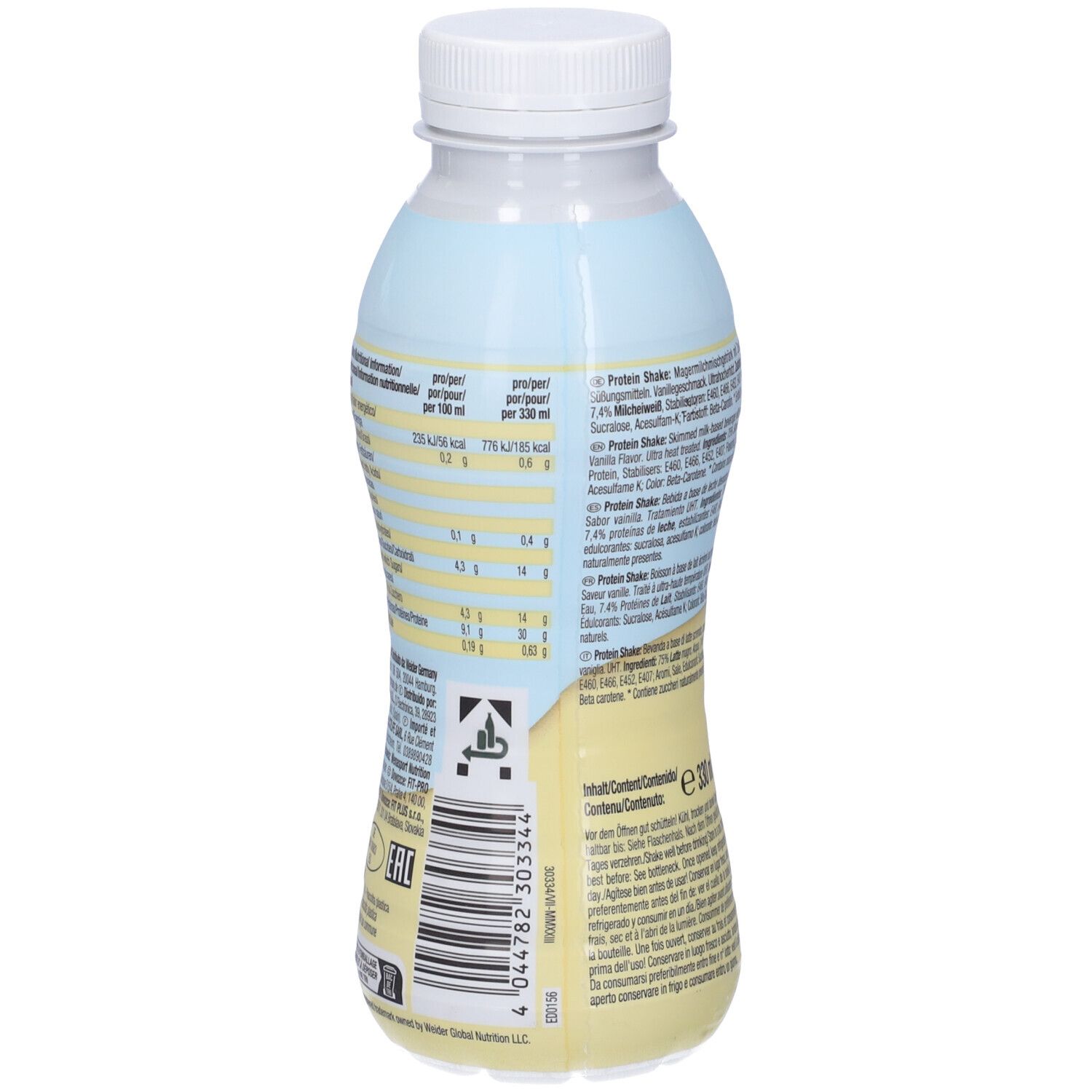 Weider Protein Shake Vaniglia
