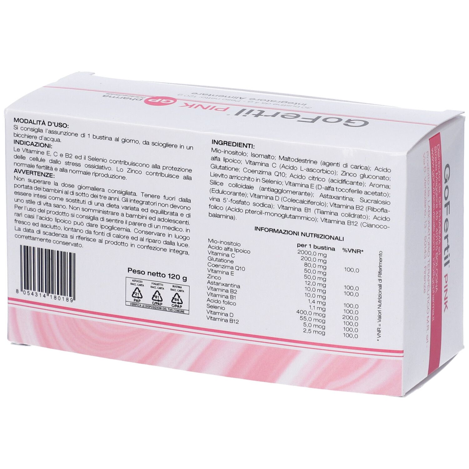 Gofertil Pink 30Bust