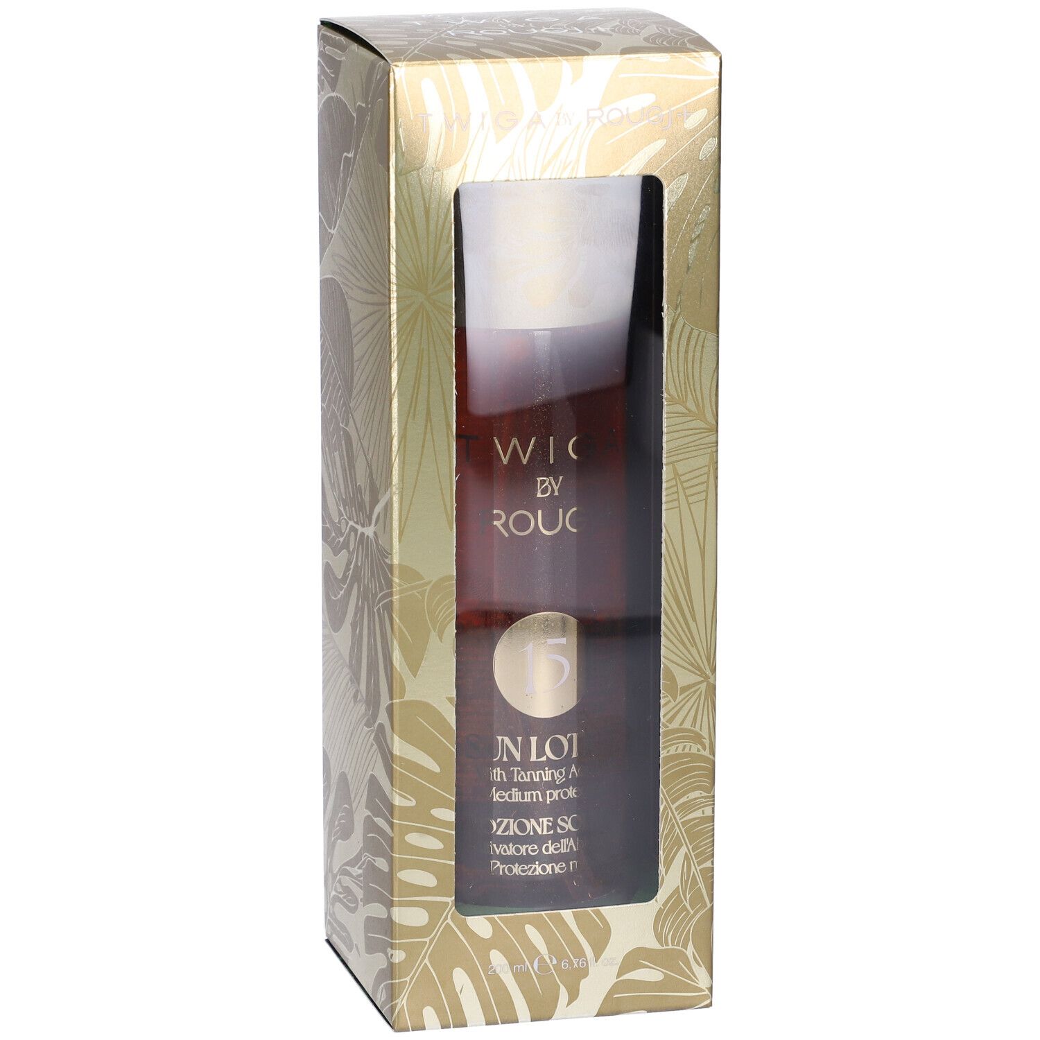 ROUGJ+ Solare Bifasico SPF15 Con Oro Colloidale Twiga By Rougj