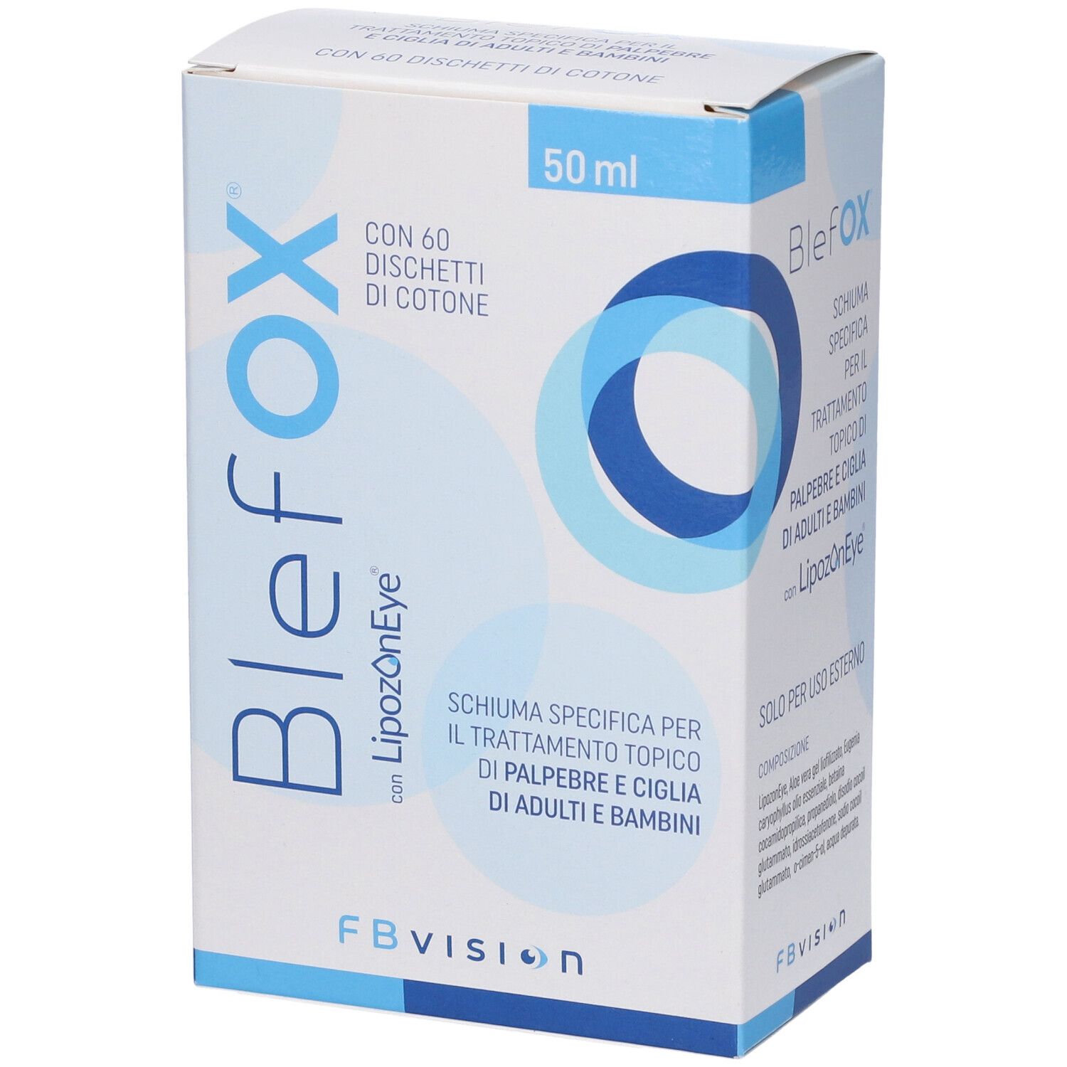 BlefOX Schiuma Spray + Tamponi di Cotone