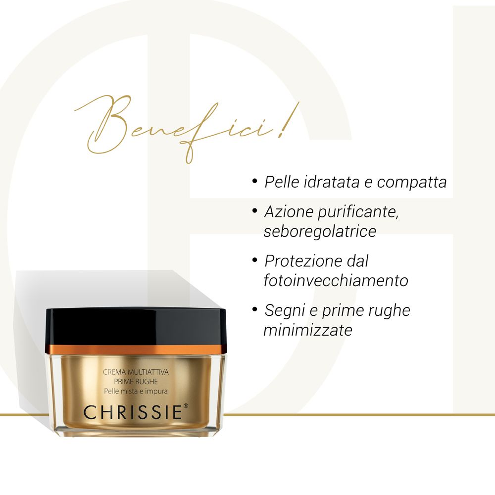 Chrissie Crema Multiattiva Prime Rughe Pelle Mista e Impura