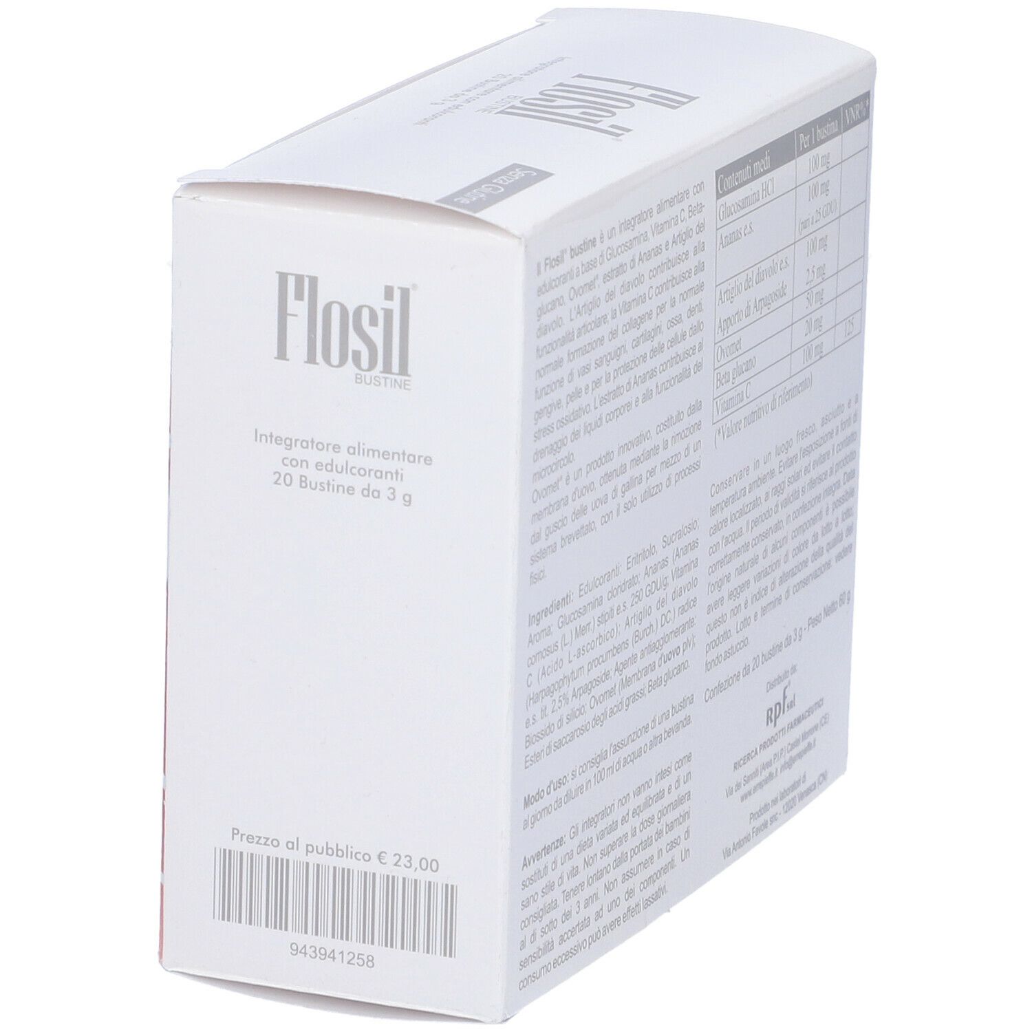 Flosil 20 Bustine 3 G