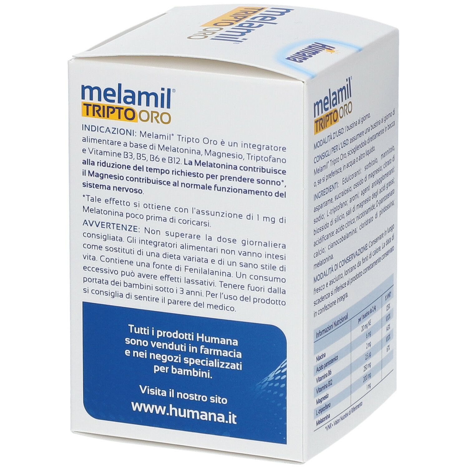 Humana Melamil® Tripto Oro 57,6 g