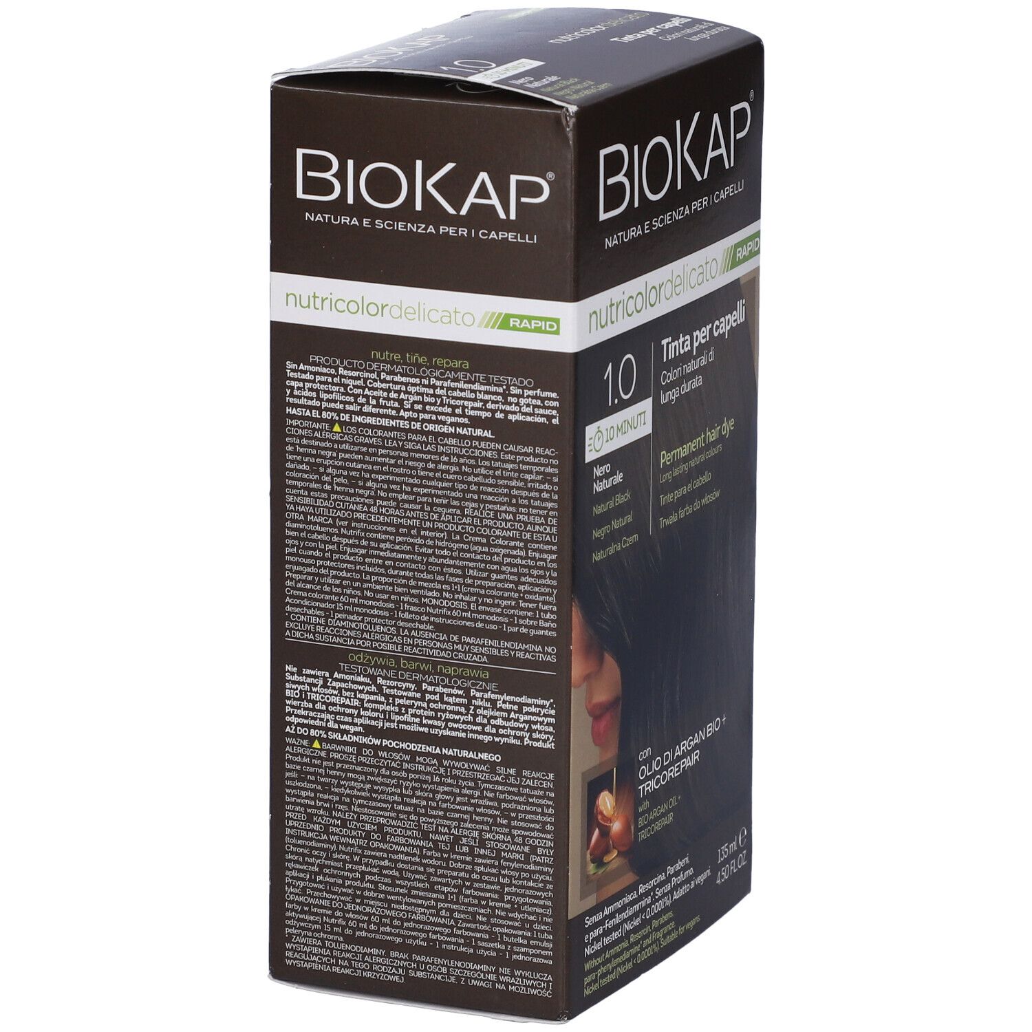 Biokap Nutricolor Delicato Rapid 1,0 Nero