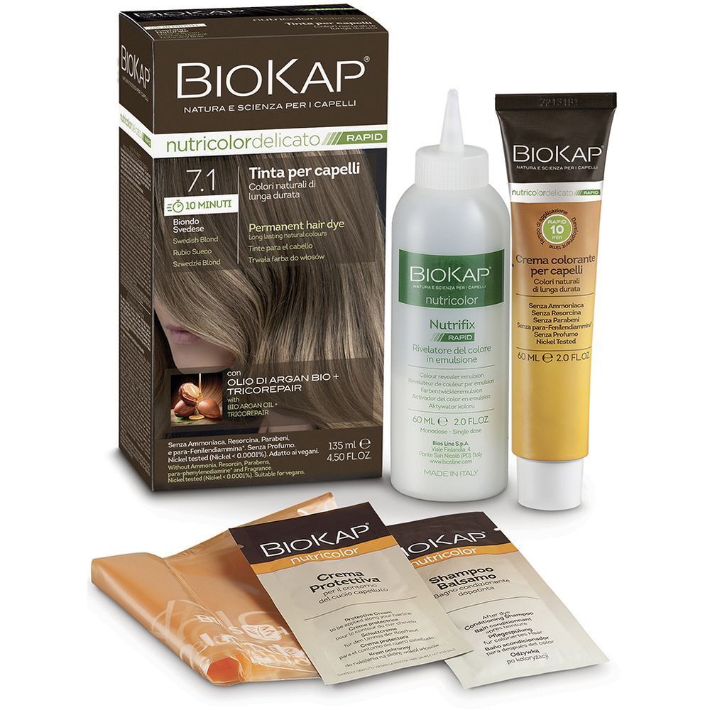 Biokap Nutricolor Delicato Rapid 7,1 Biondo Svedese 135 Ml