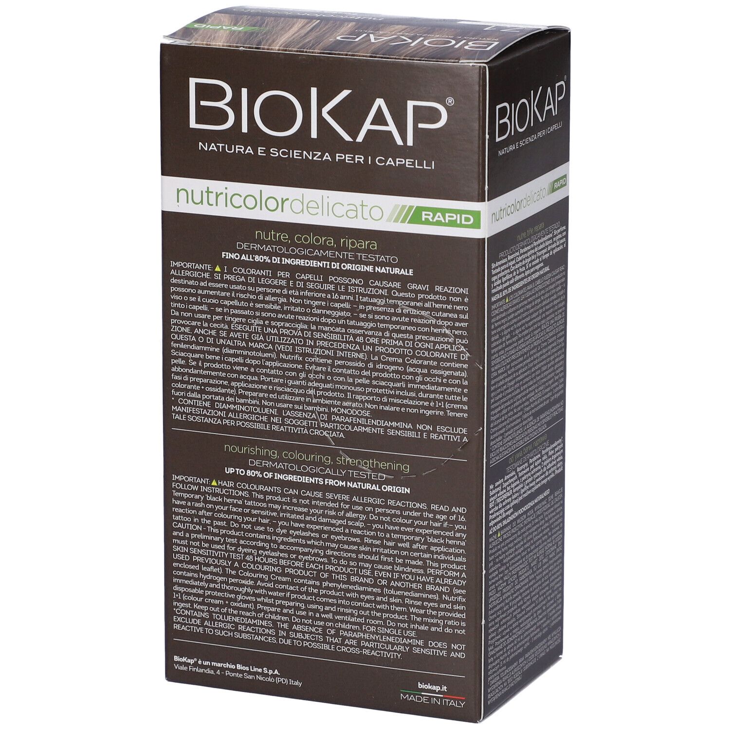 Biokap Nutricolor Delicato Rapid 7,1 Biondo Svedese 135 Ml