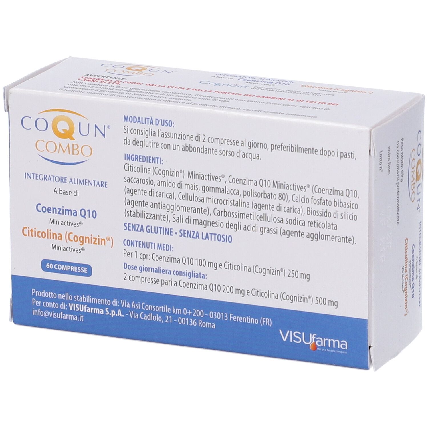 Visufarma Coqun Combo Compresse