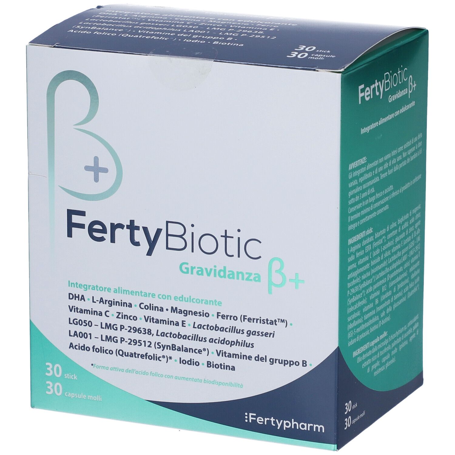 Fertybiotic Gravidanza Beta+ 30 Stick + 30 Capsule