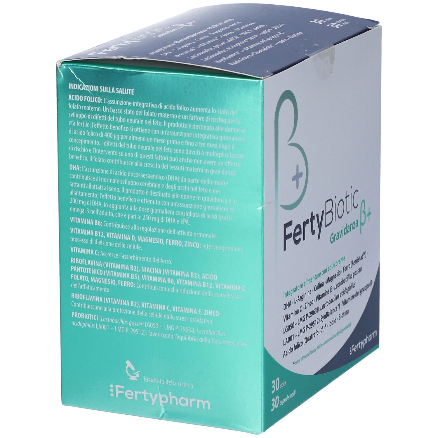 Fertybiotic Gravidanza Beta+ 30 Stick + 30 Capsule