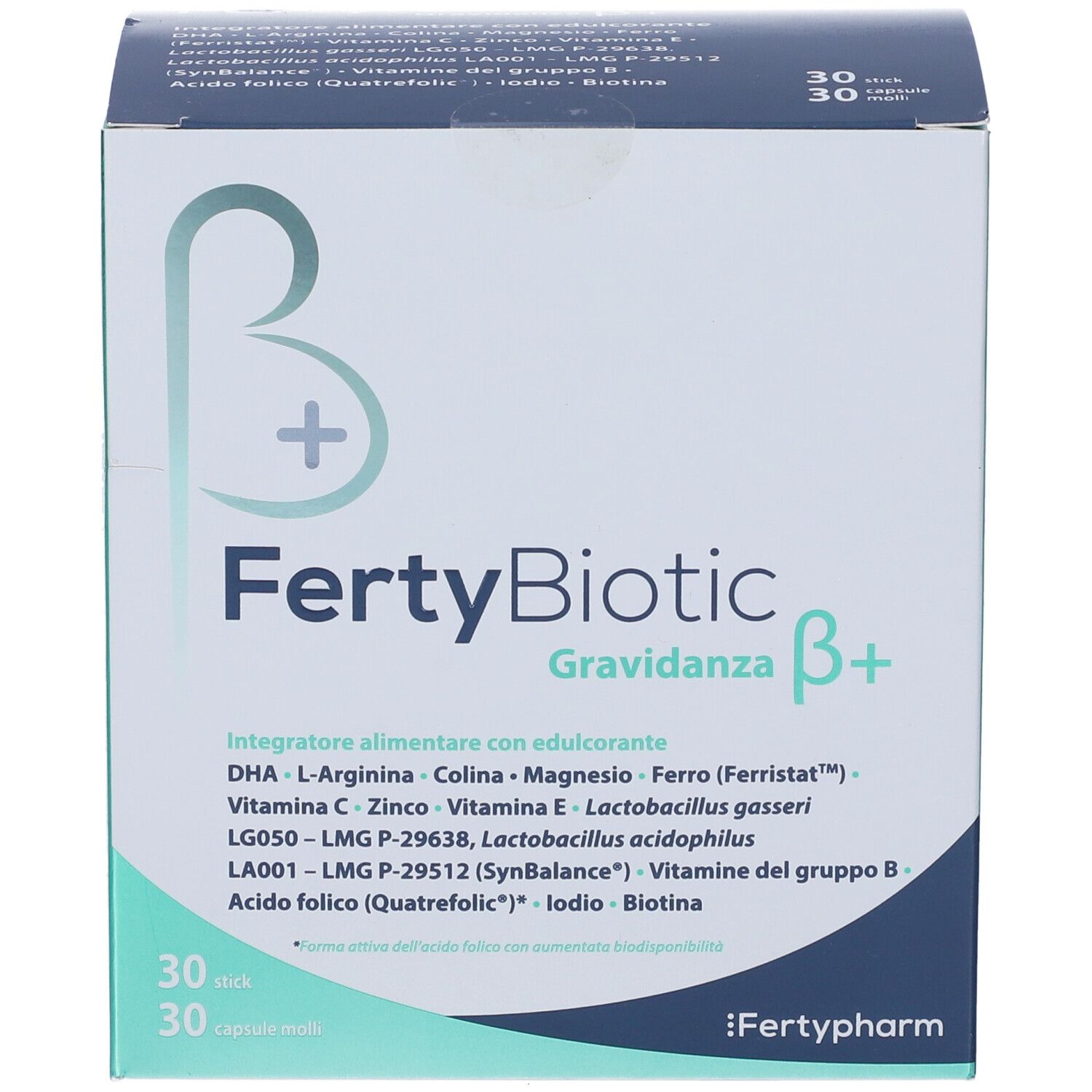 Fertybiotic Gravidanza Beta+ 30 Stick + 30 Capsule