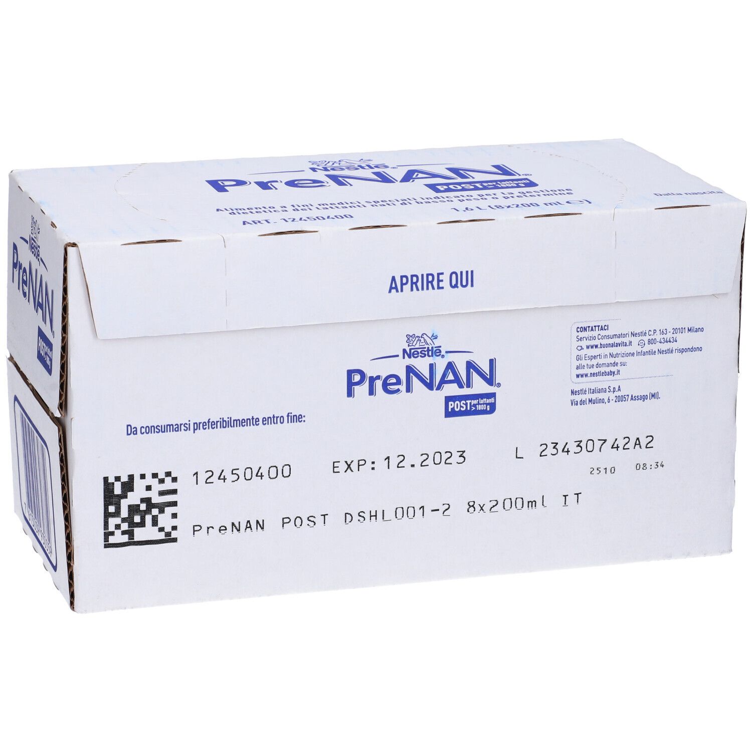 Nestlé PreNAN Post 8x200 ml