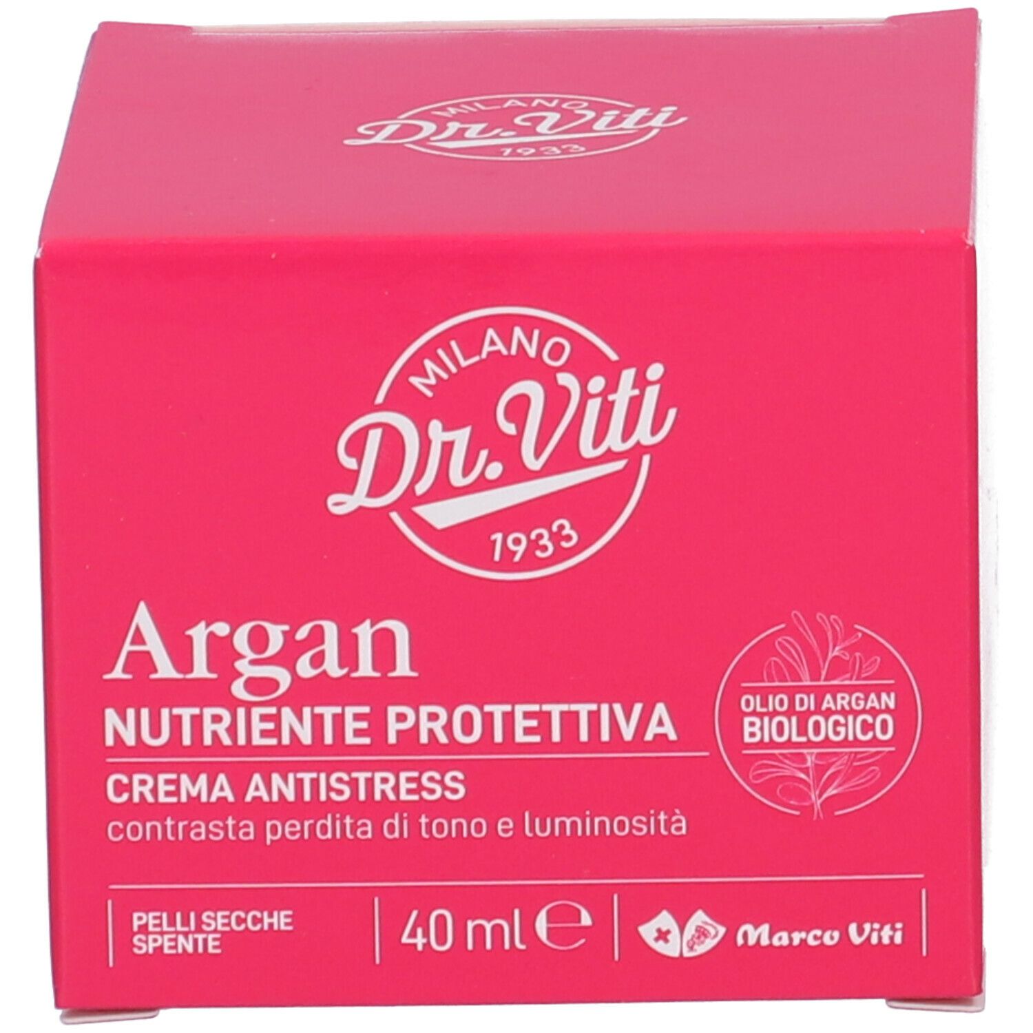Marco Viti Crema Nutriente Protettiva Con Olio Biologico Di Argan 40 ml