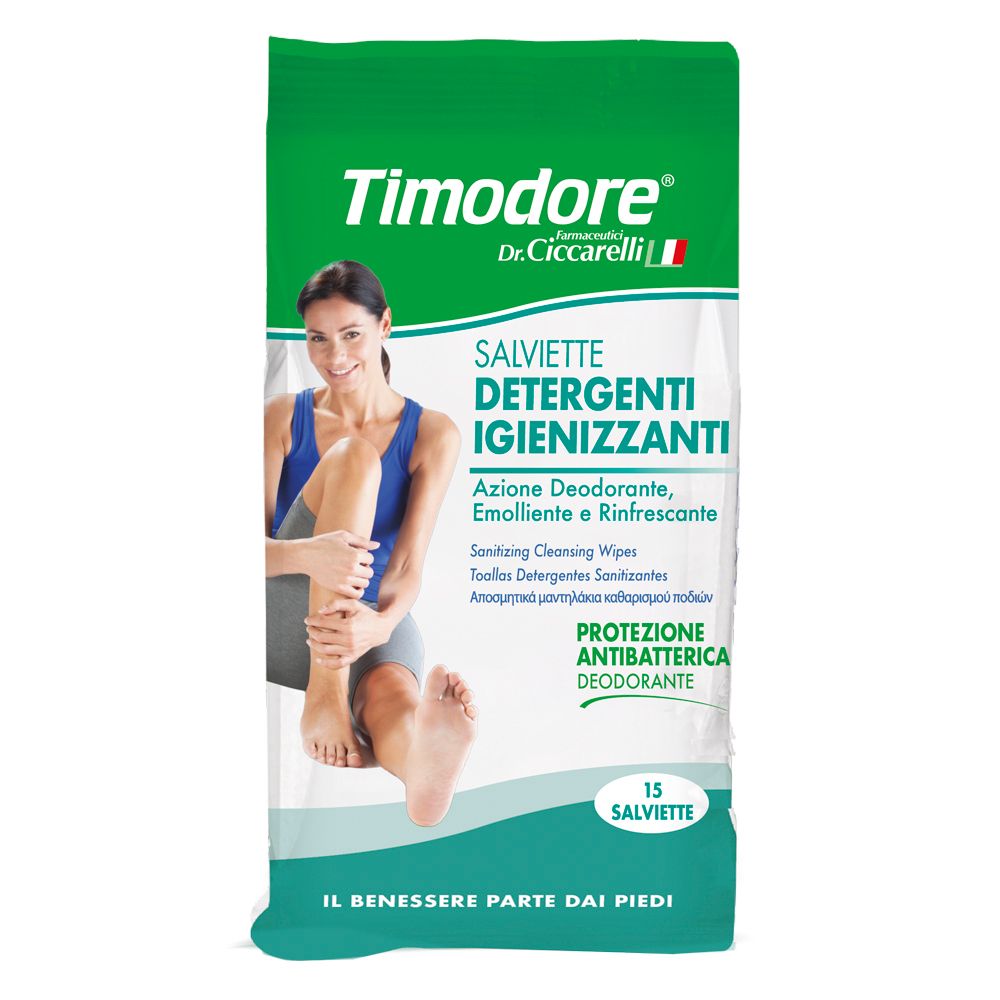 Timodore Salviette Deodoranti Igieniche 15 Pezzi