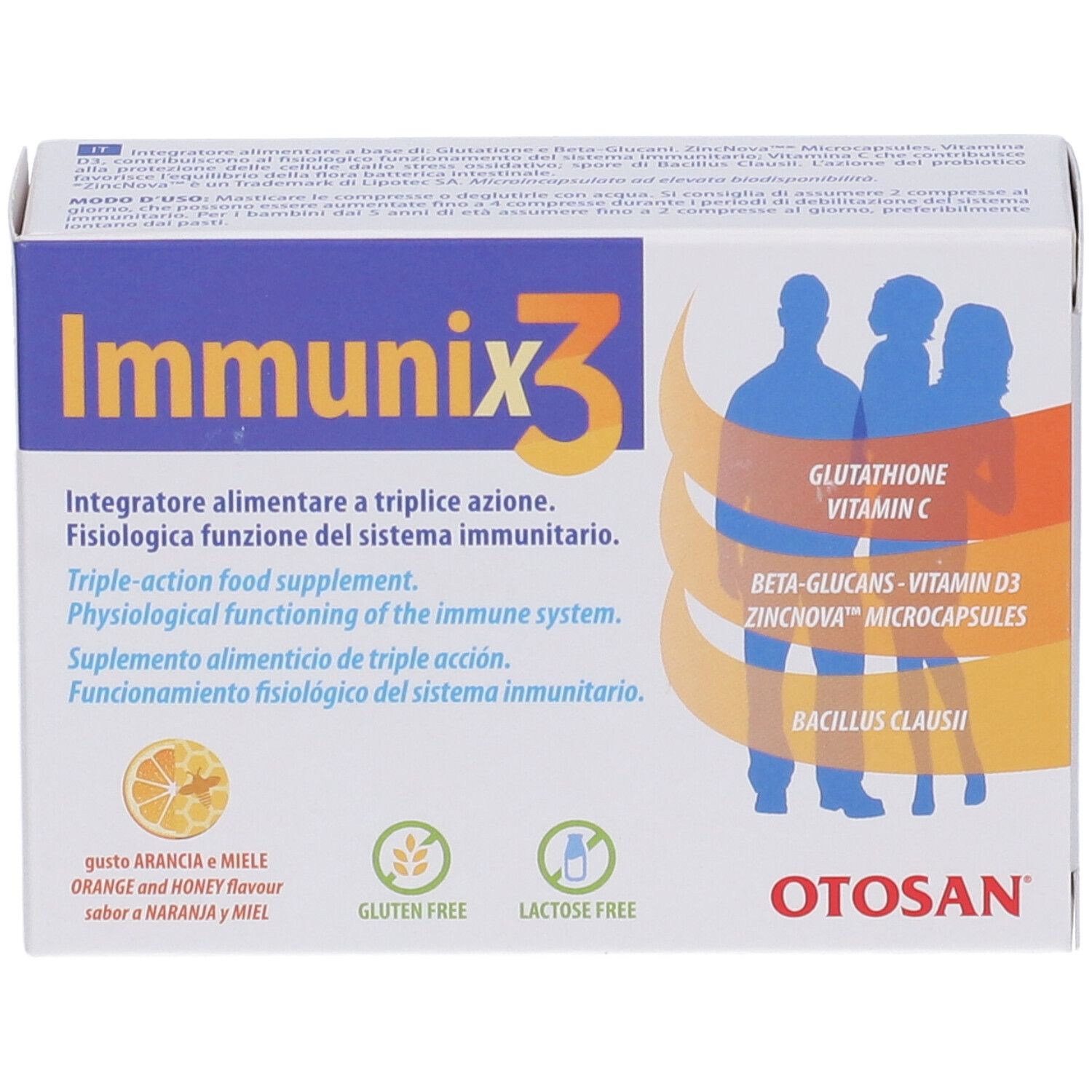 Immunix3 Otosan 40 Compresse Masticabili