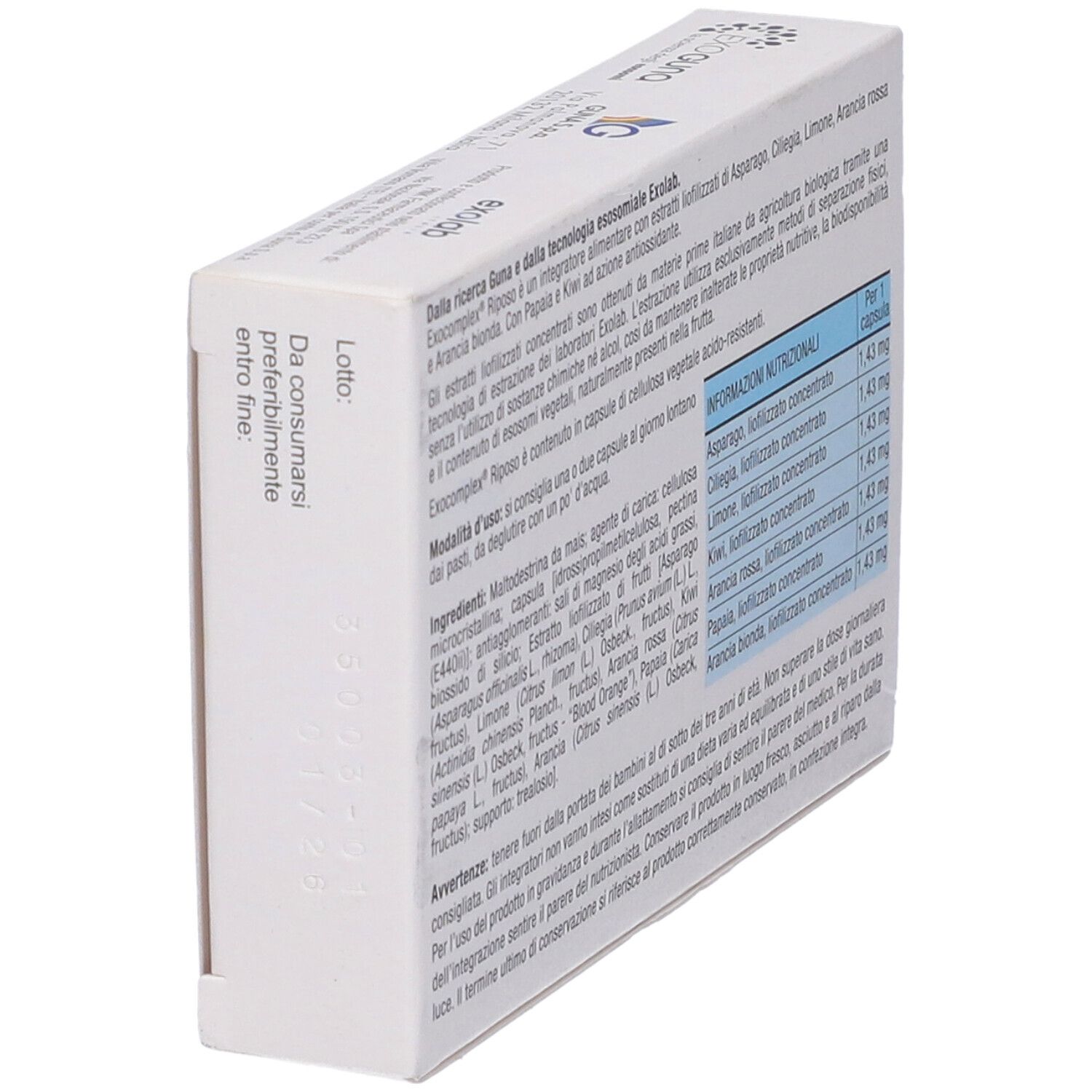 Exocomplex Riposo 30 Capsule
