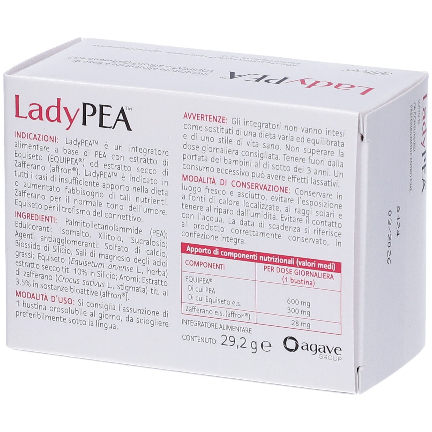 LADYPEA 20BUST OROSOLUBILI