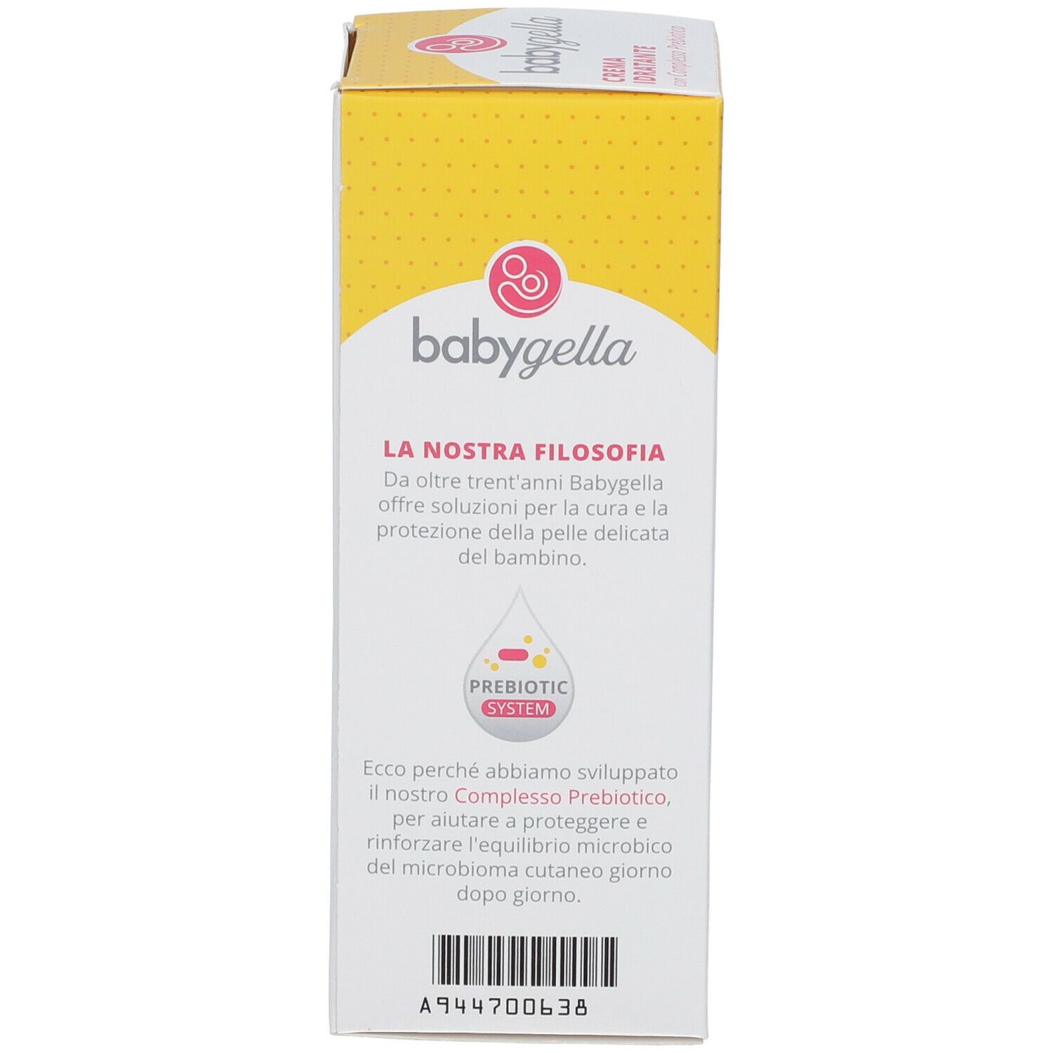 Babygella Crema Idratante con Complesso Prebiotico 100 ml