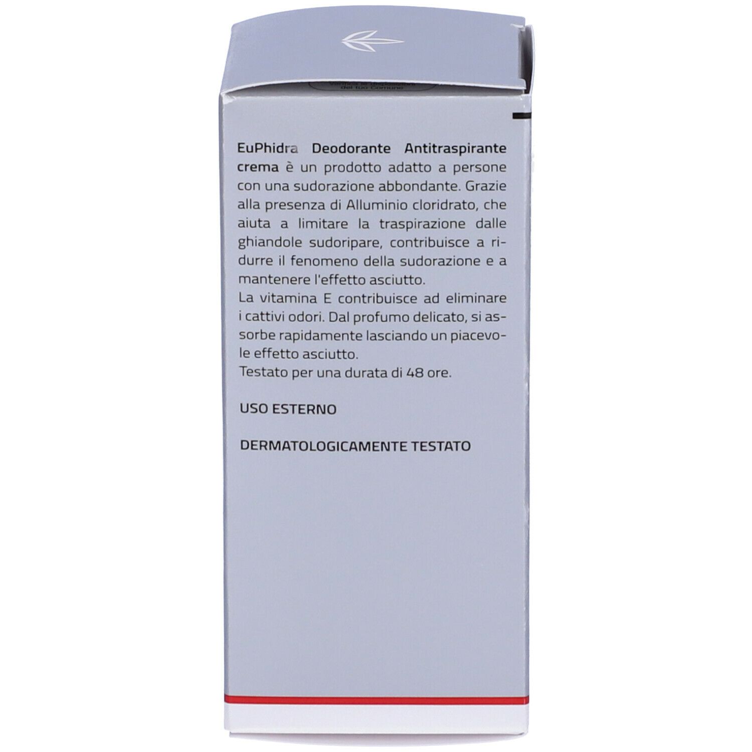 EuPhidra Antitraspirante Crema Deodorante per ipersudorazione 40 ml