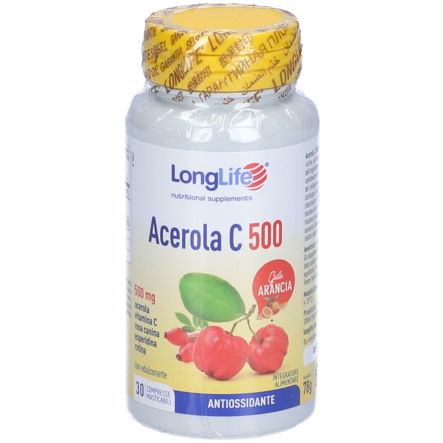 Longlife Acerola C500 Arancia