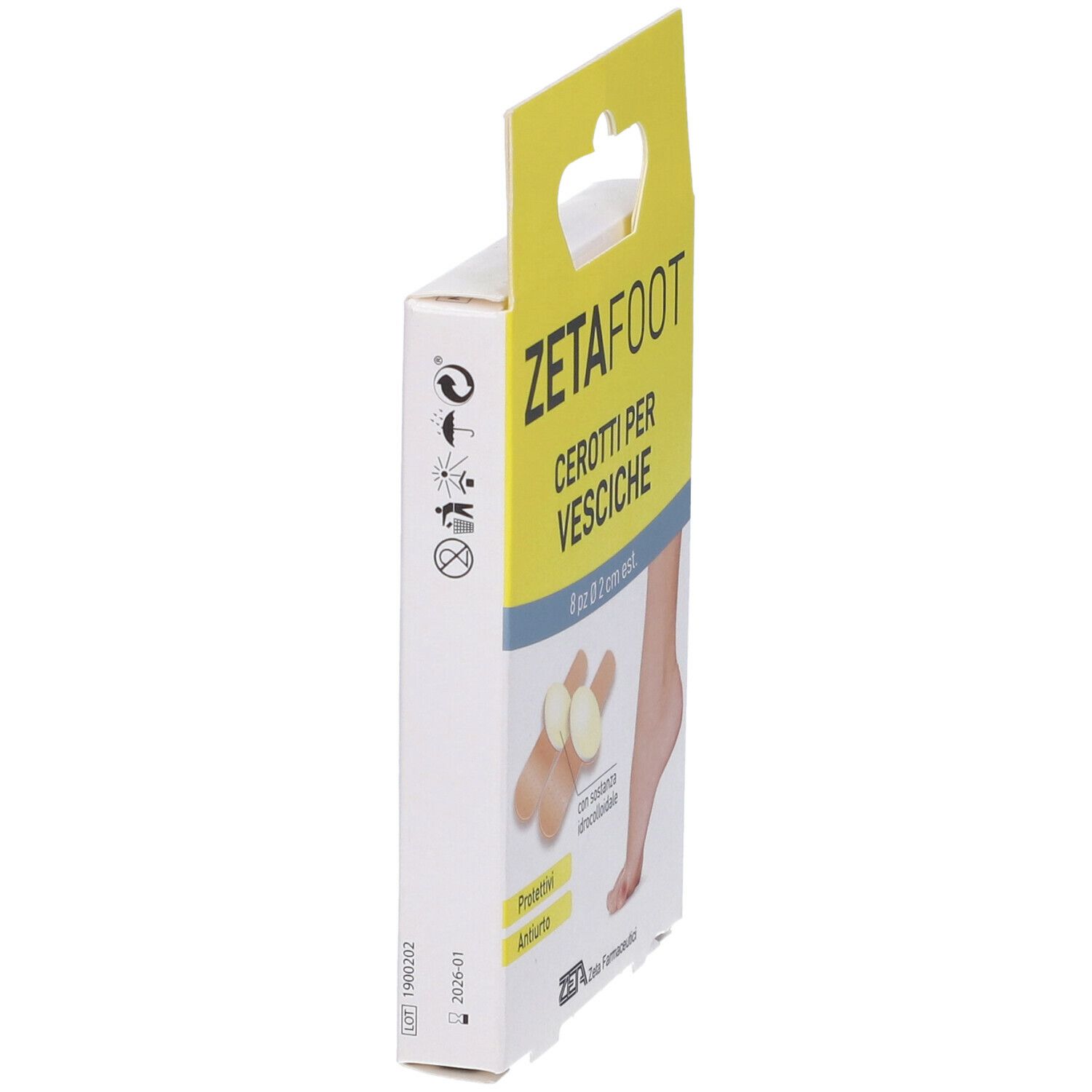 Zetaf Cer Idrocol Vesciche 8Pz
