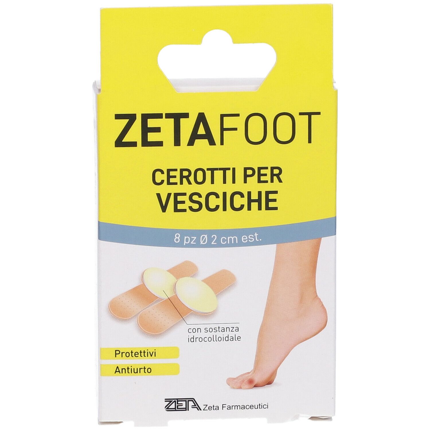 Zetaf Cer Idrocol Vesciche 8Pz