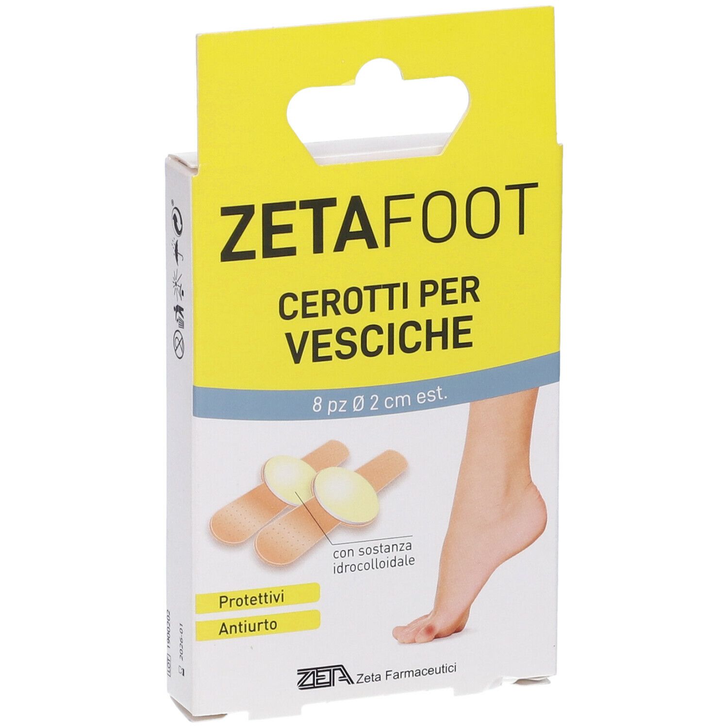 Zetaf Cer Idrocol Vesciche 8Pz