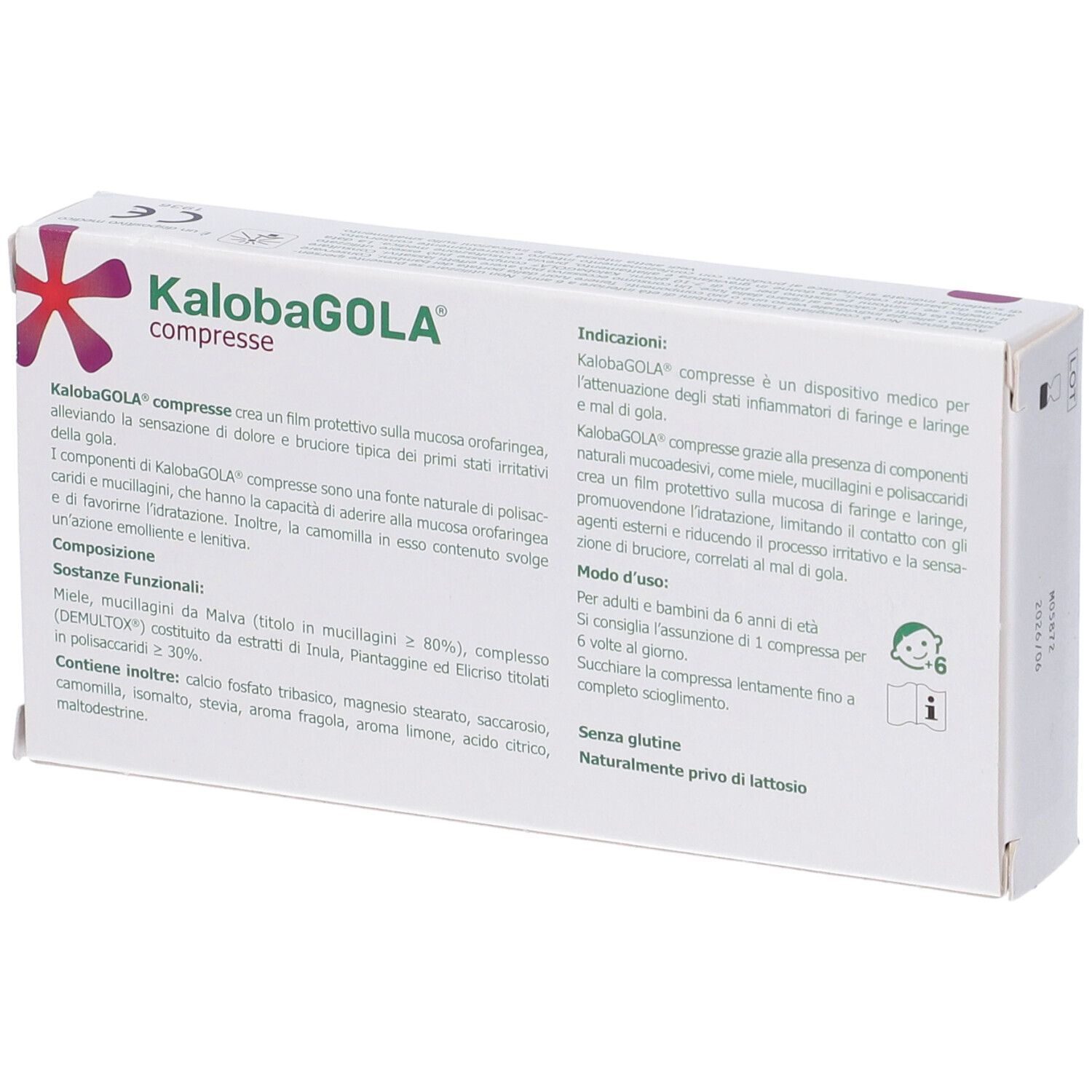 Kalobagola 20 Compresse Fragola