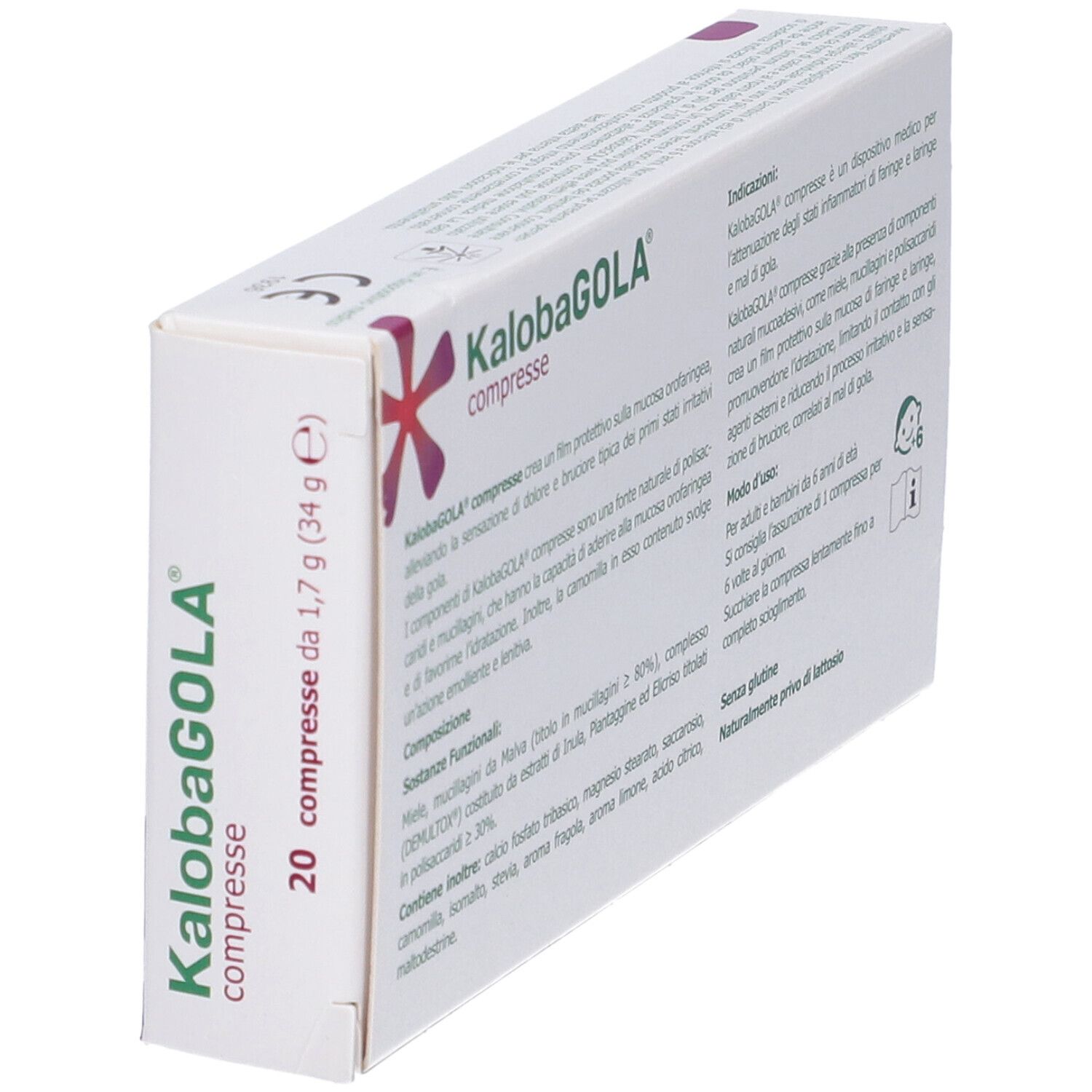 Kalobagola 20 Compresse Fragola