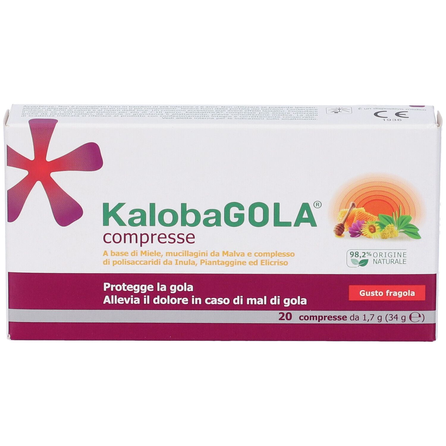 Kalobagola 20 Compresse Fragola