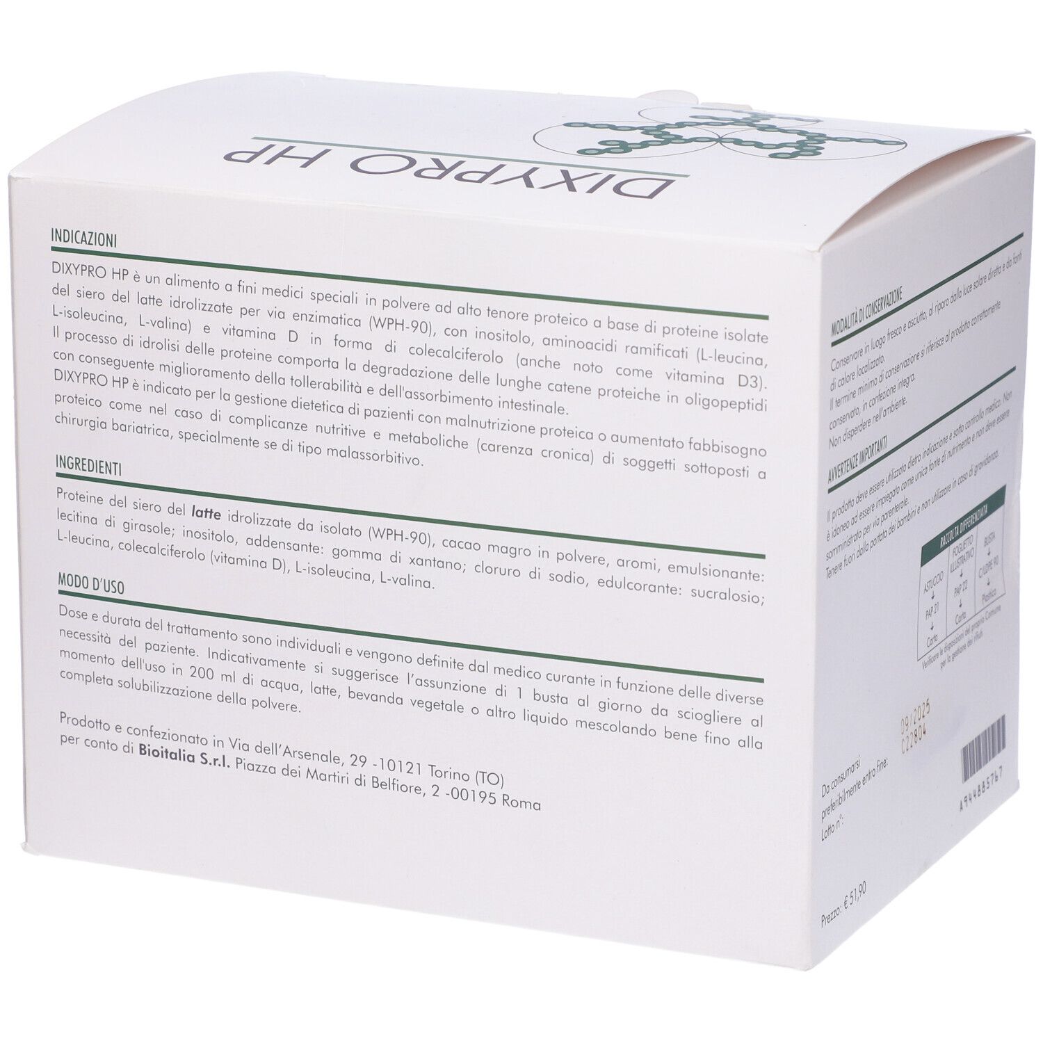 Dixypro Hp 20 Bustine 25 G