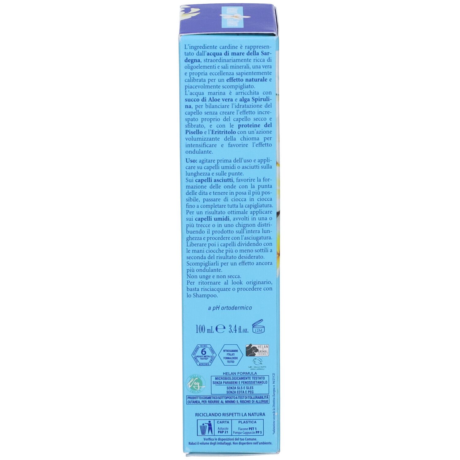 Monoi De Tahiti Are Acqua Marina Capelli 100 Ml