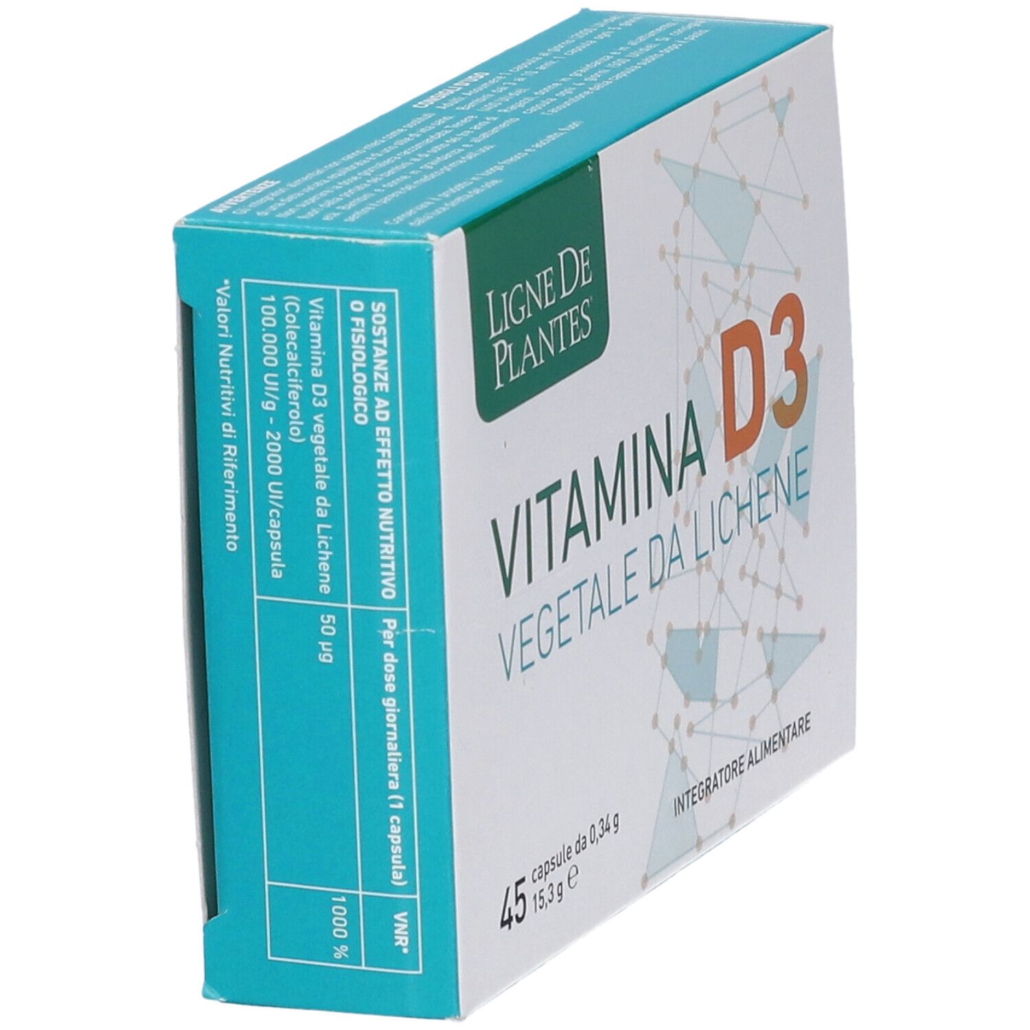 Ligne De Plantes Vitamina D3 Vegetale 45 Capsule
