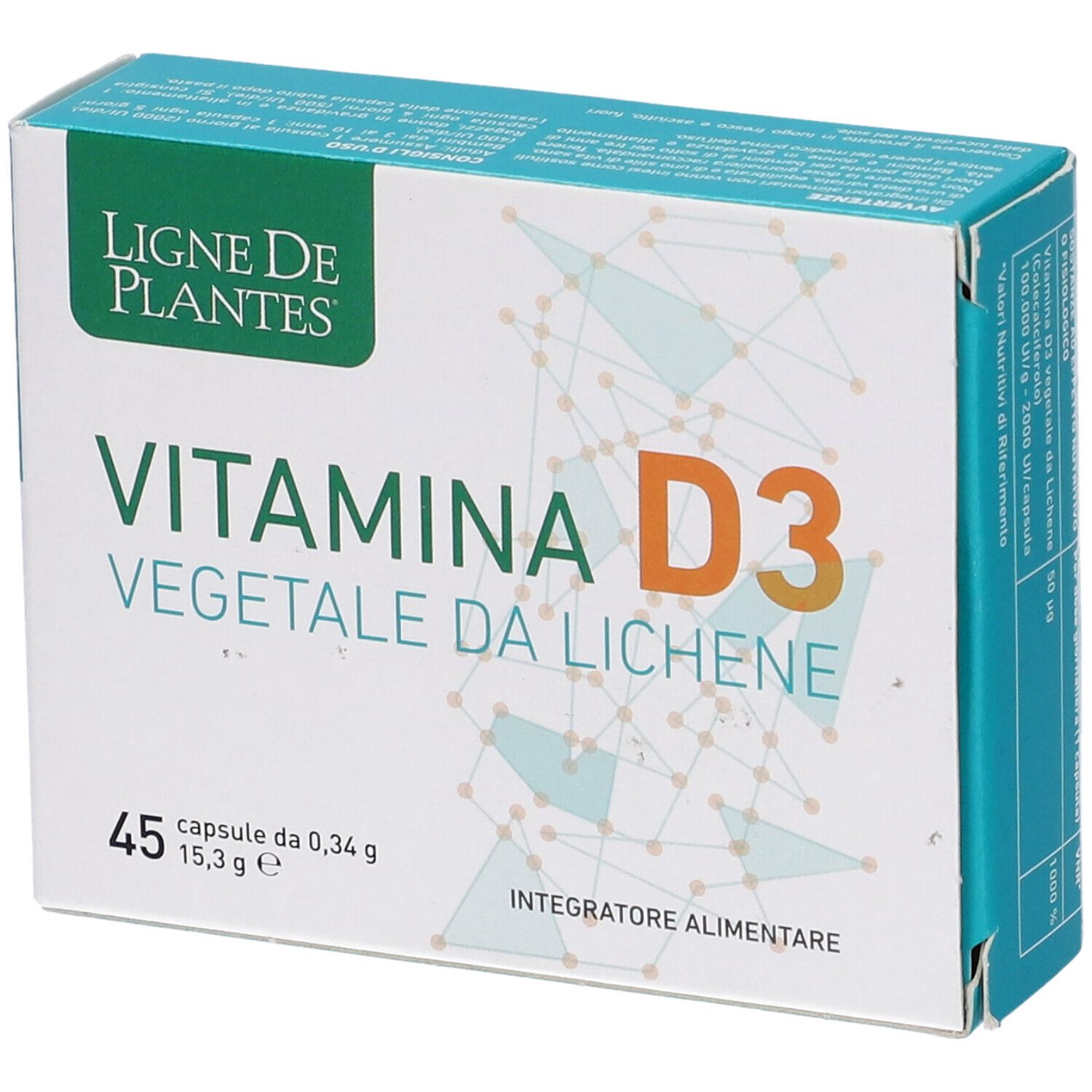 Ligne De Plantes Vitamina D3 Vegetale 45 Capsule