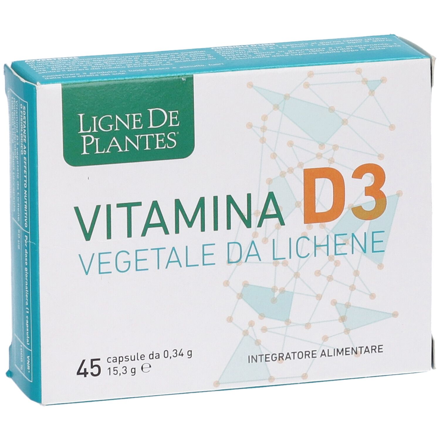 Ligne De Plantes Vitamina D3 Vegetale 45 Capsule