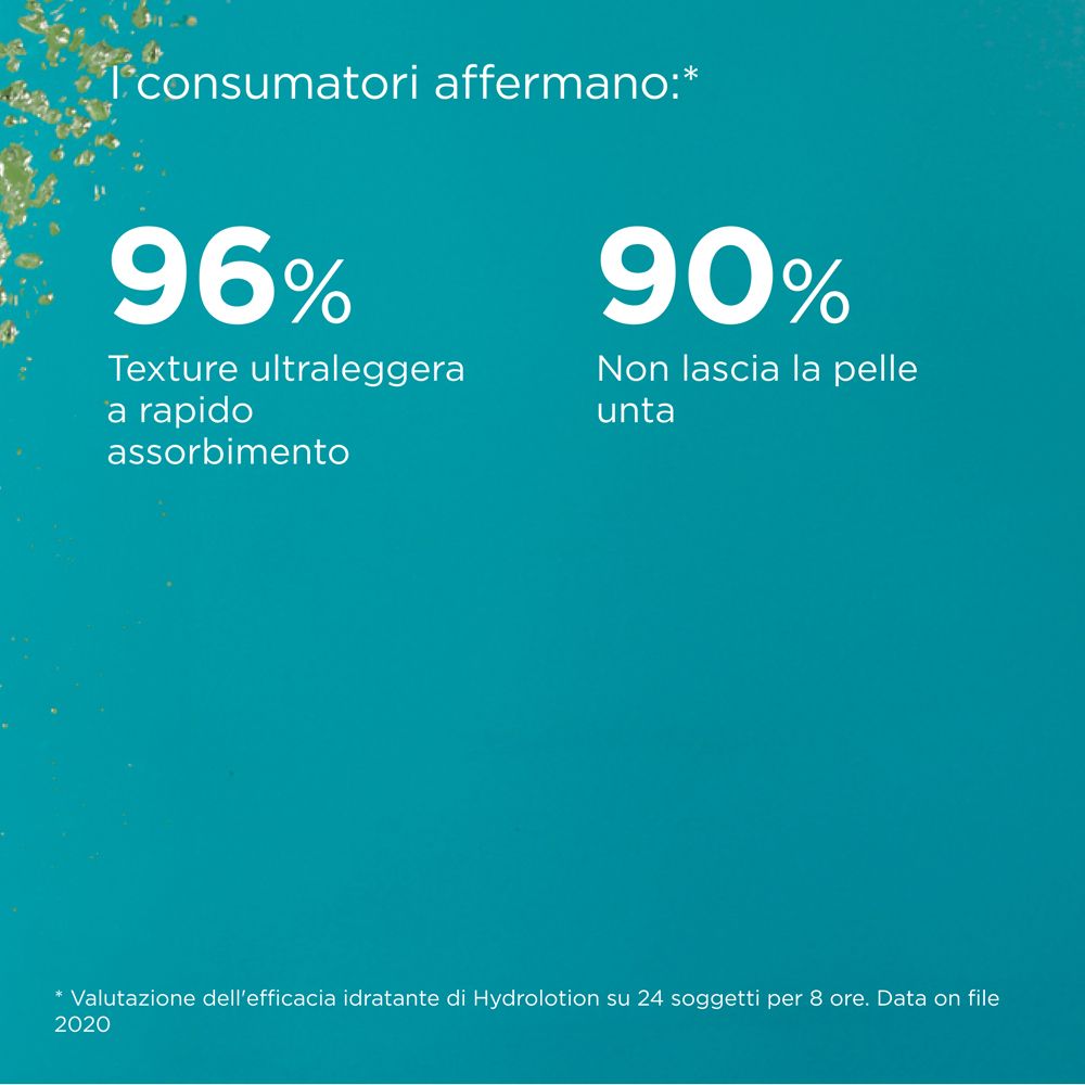 Testo: 96% texture ultraleggera, rapido assorbimento. 90% non lascia la pelle unta. Valutazione 2020.
