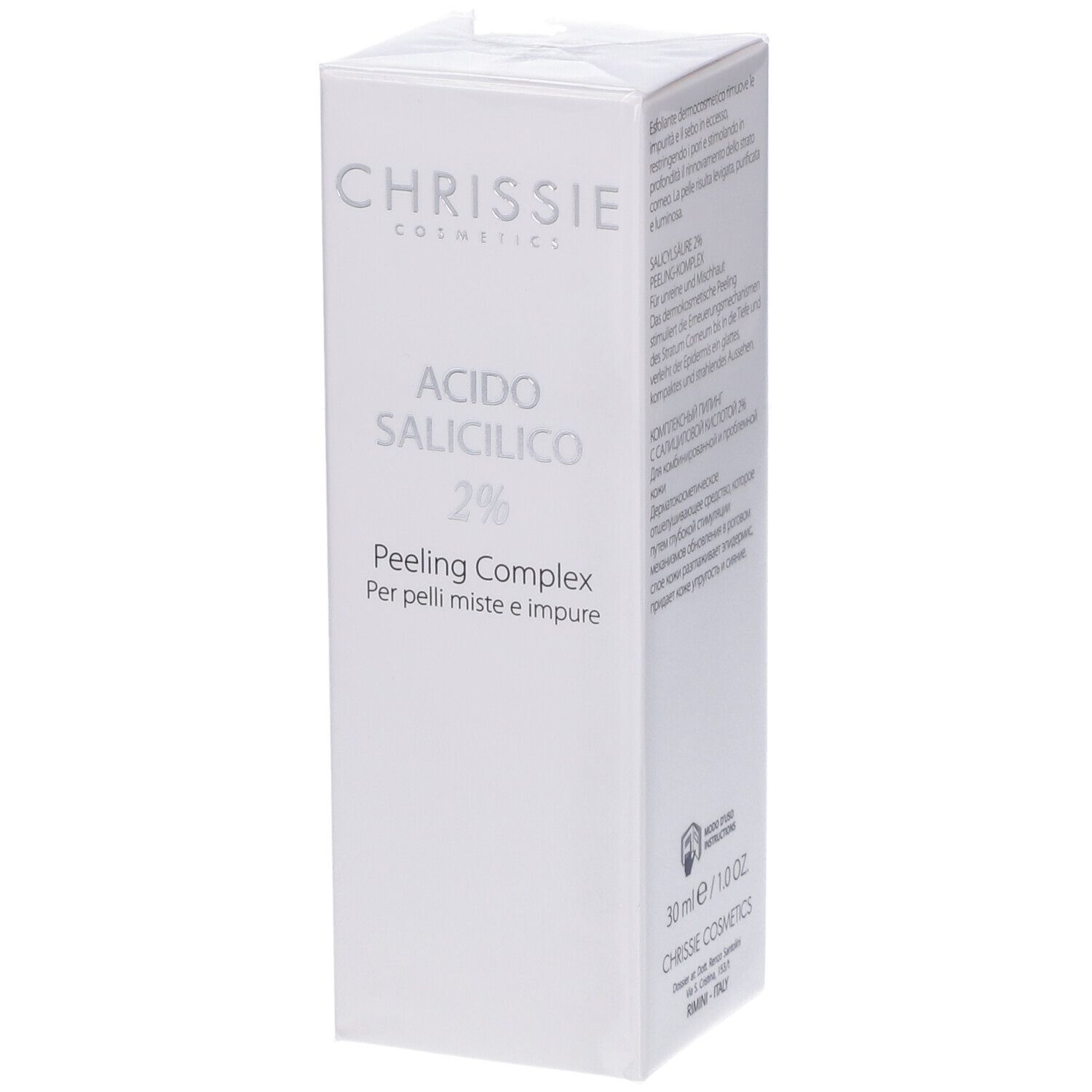Chrissie Acido Salicilico 2% Peeling Complex Tutti i Tipi di Pelle